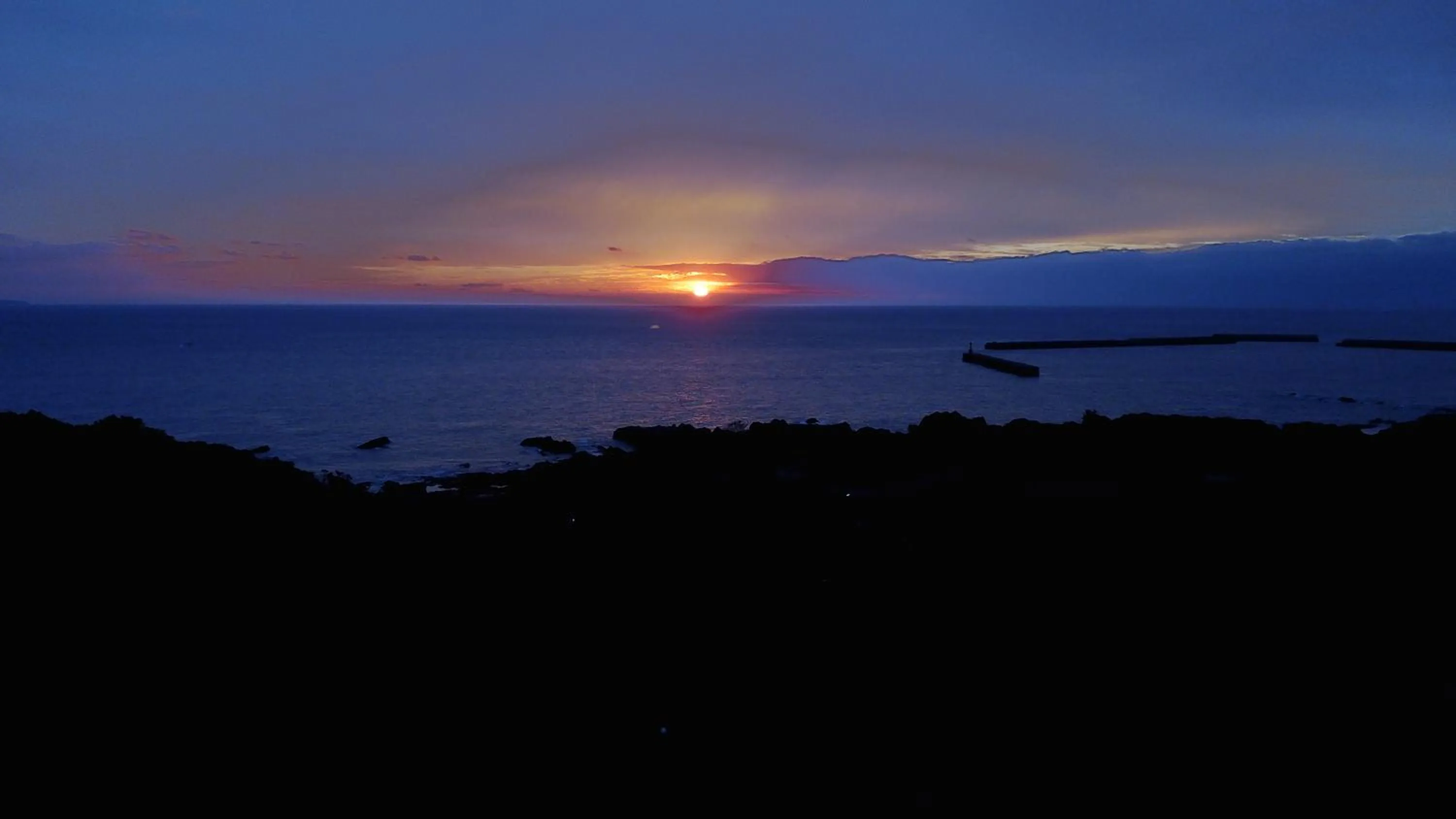 Sunrise in Yakushima Green Hotel
