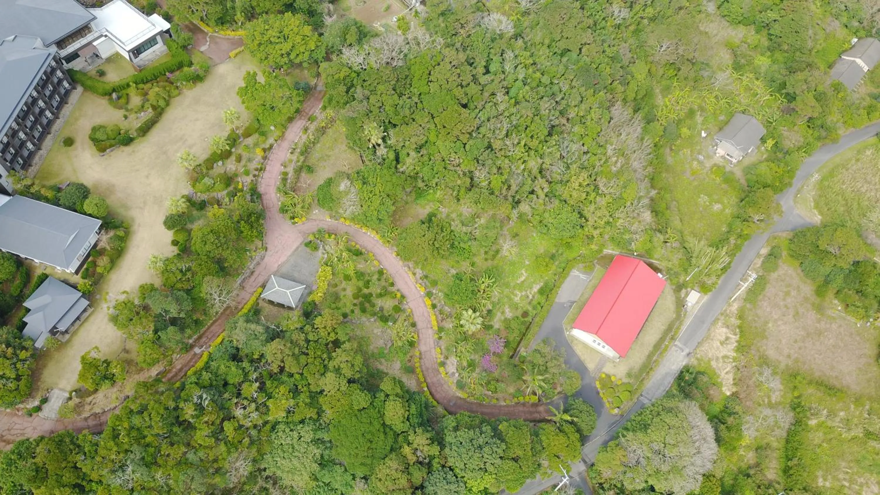 Bird's eye view in Yakushima Green Hotel