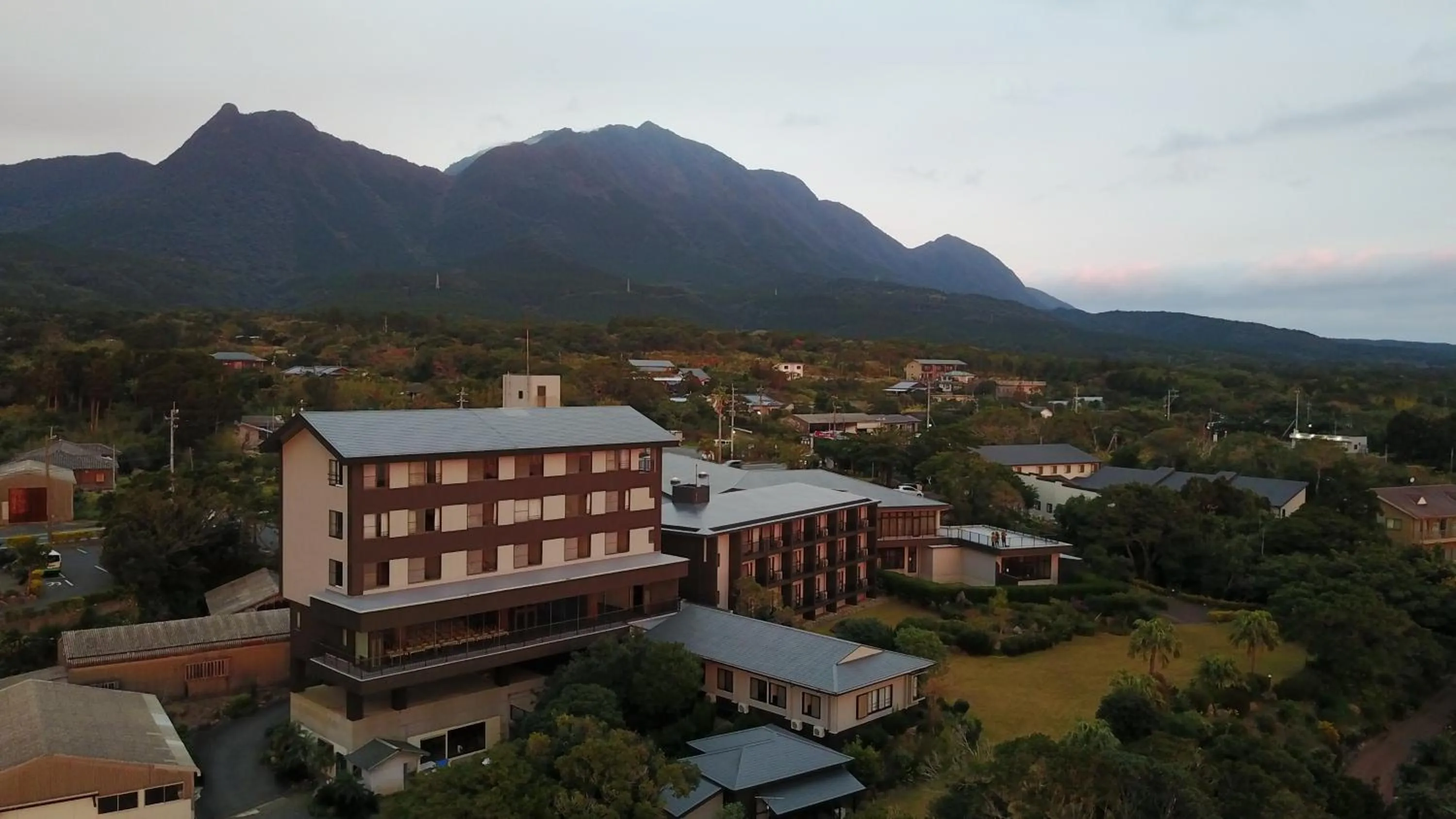 Bird's eye view in Yakushima Green Hotel