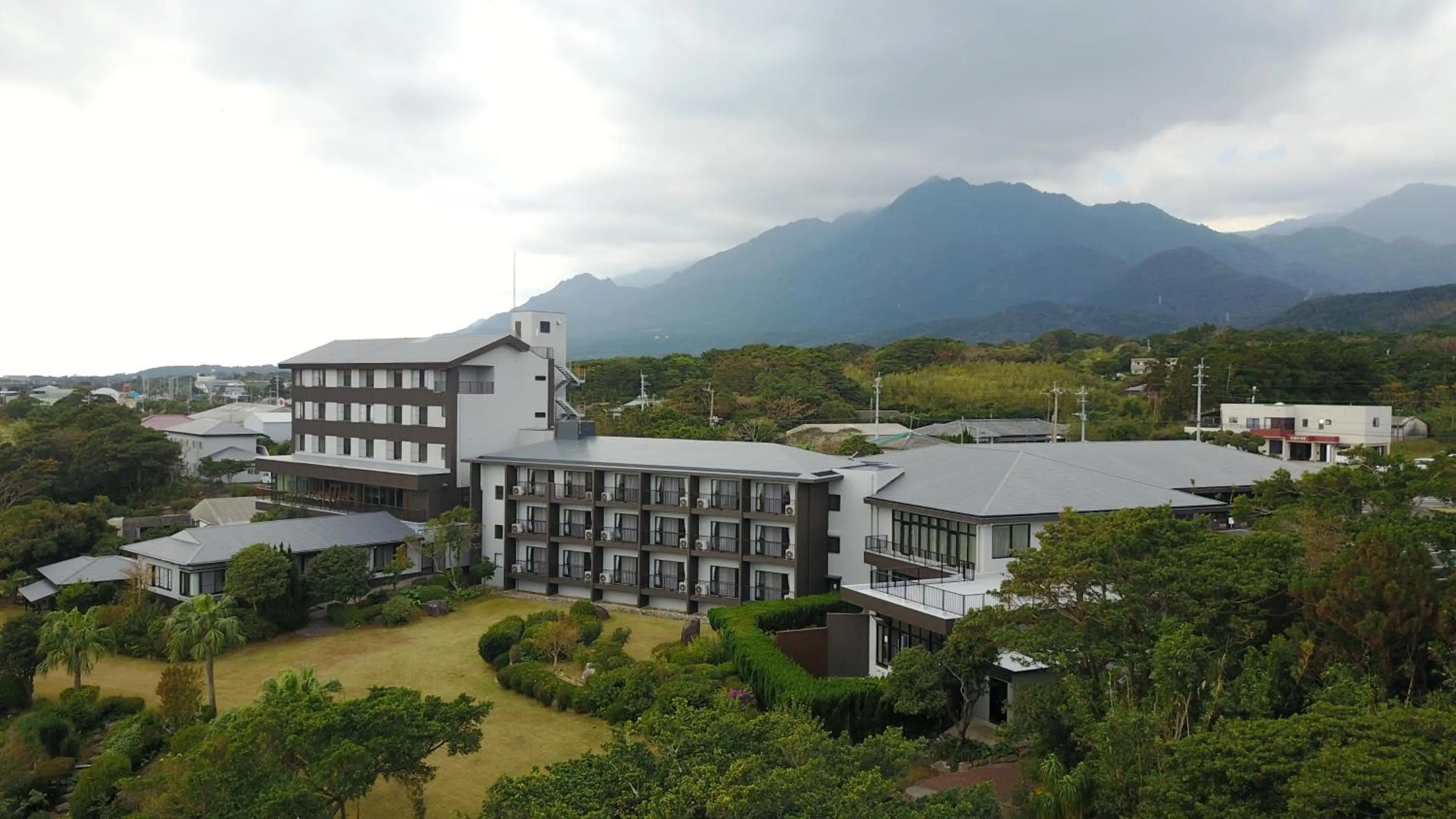 Bird's eye view in Yakushima Green Hotel