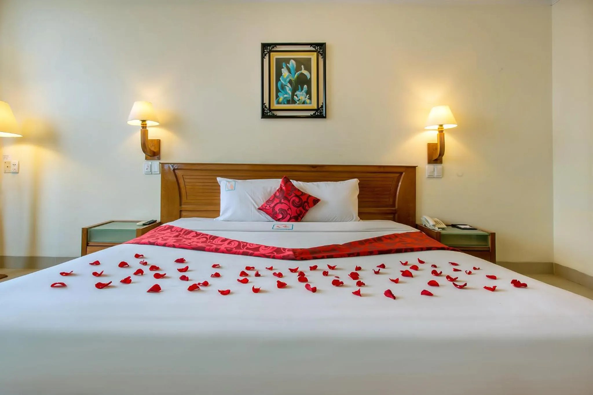 City view, Bed in Golden Sea Hotel Da Nang