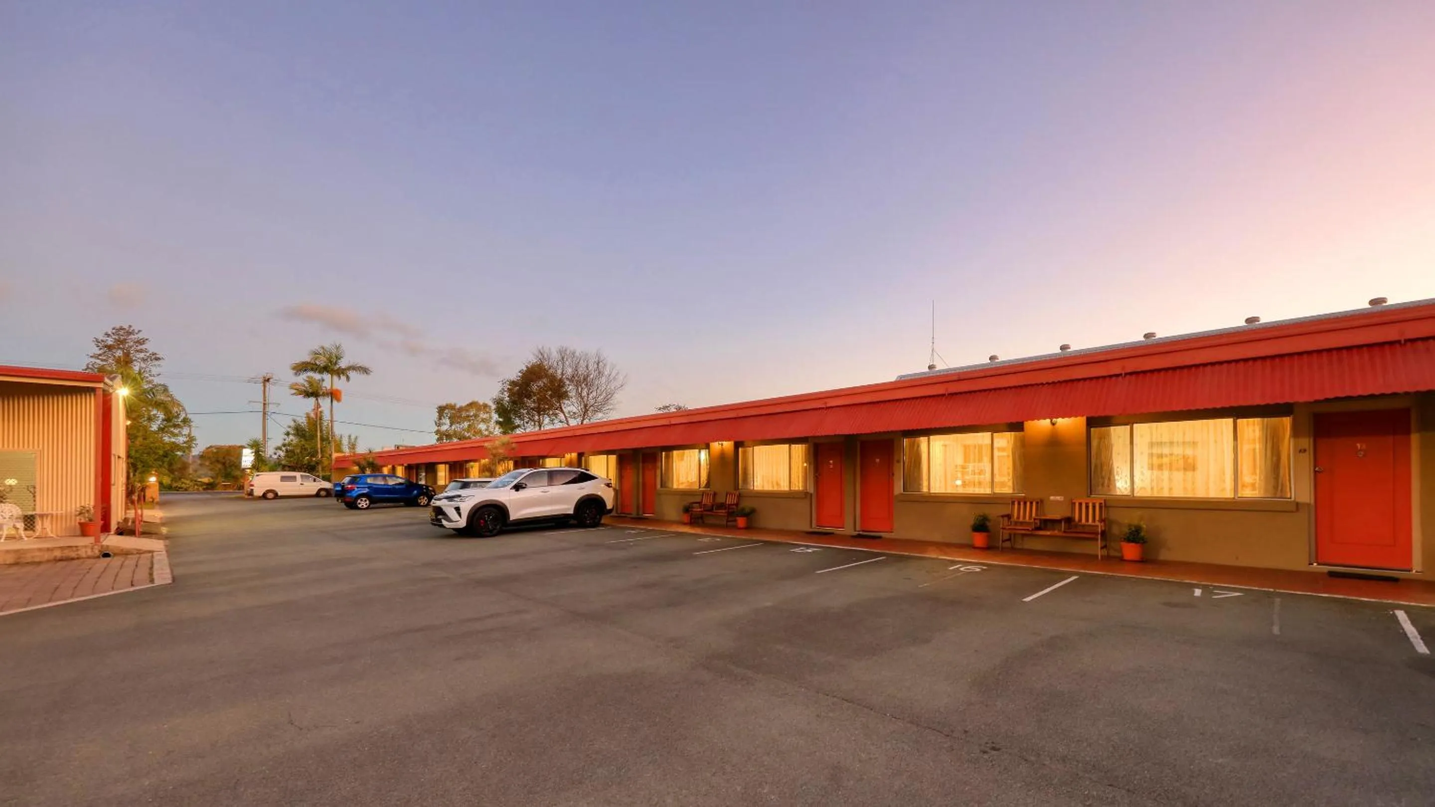 Parking in Tweed River Motel