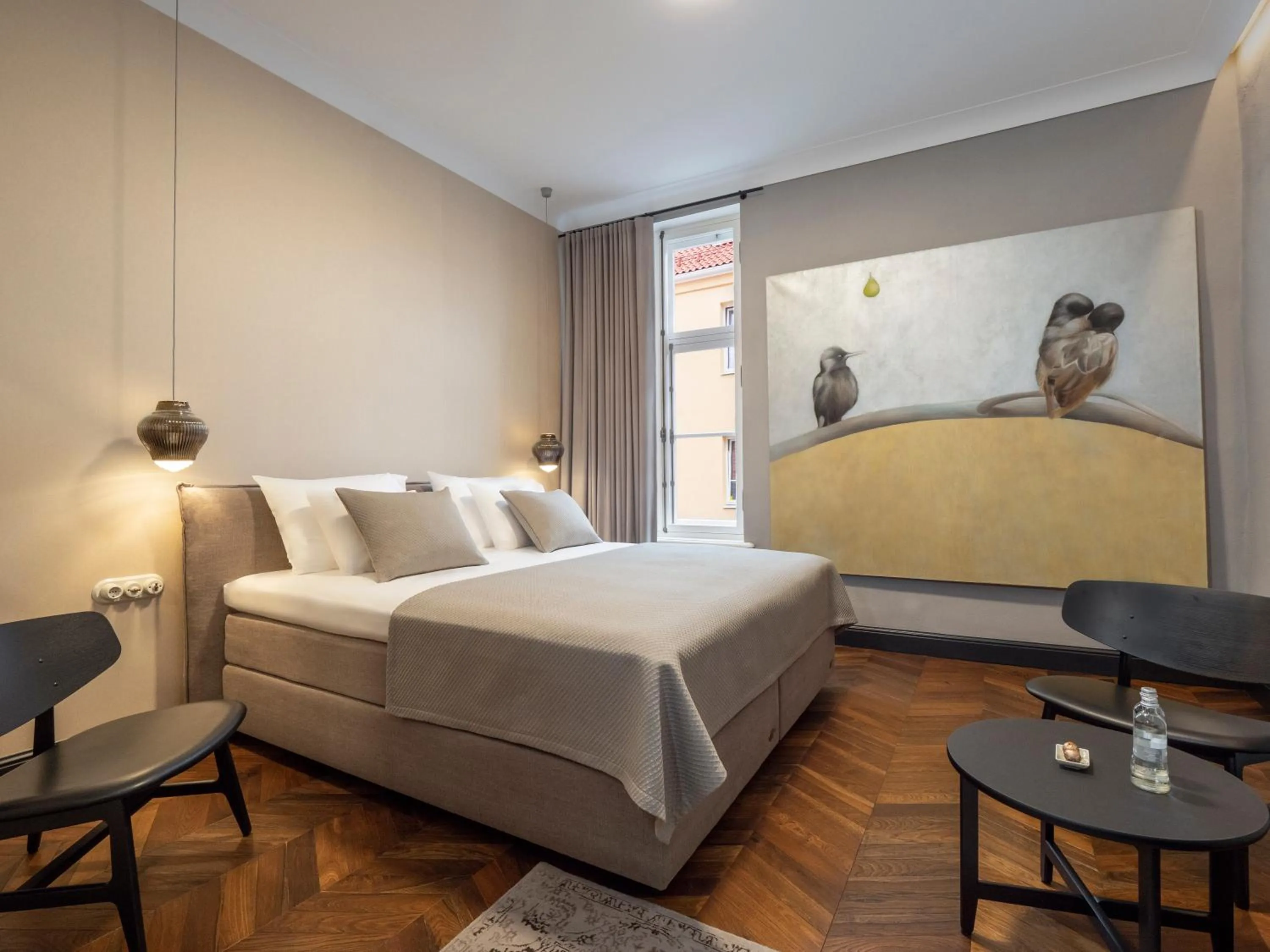 Photo of the whole room, Bed in Boutique Hotel Rosenplänter