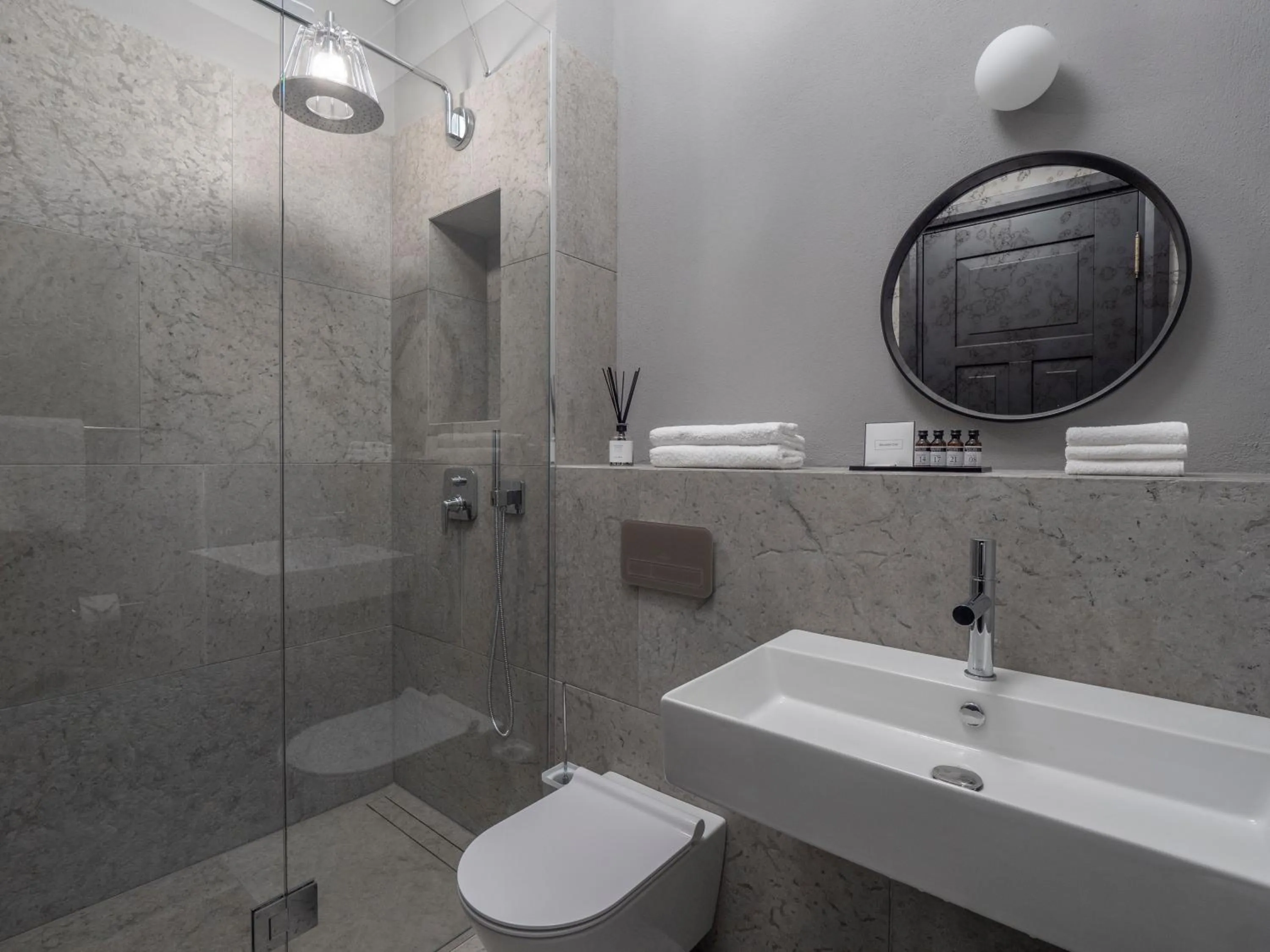 Shower in Boutique Hotel Rosenplänter