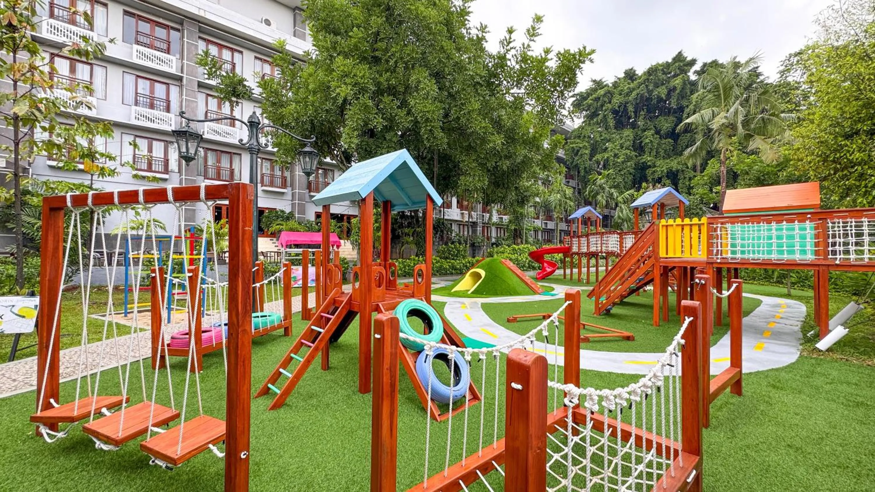 Children play ground in Lorin Solo Hotel