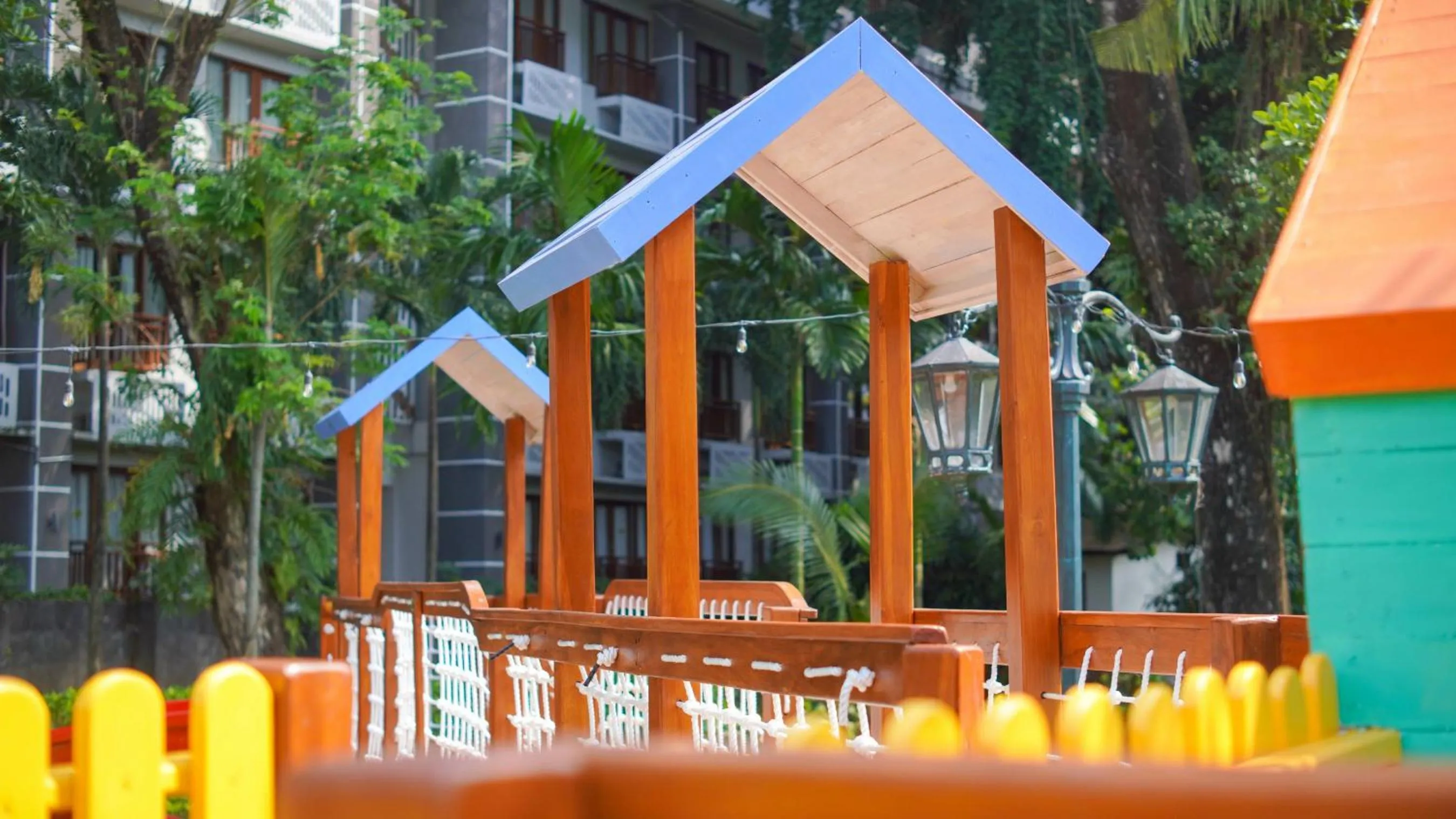 Children play ground in Lorin Solo Hotel