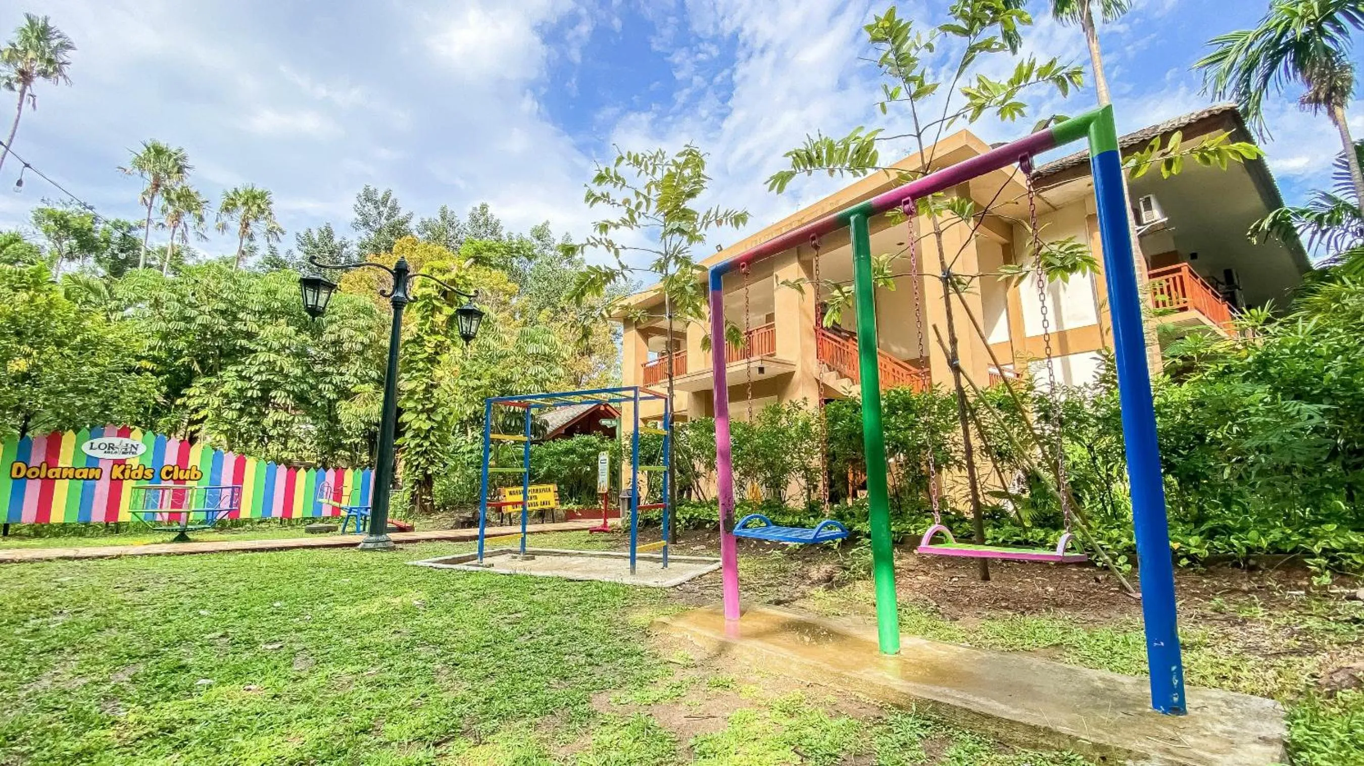Children play ground in Lorin Solo Hotel