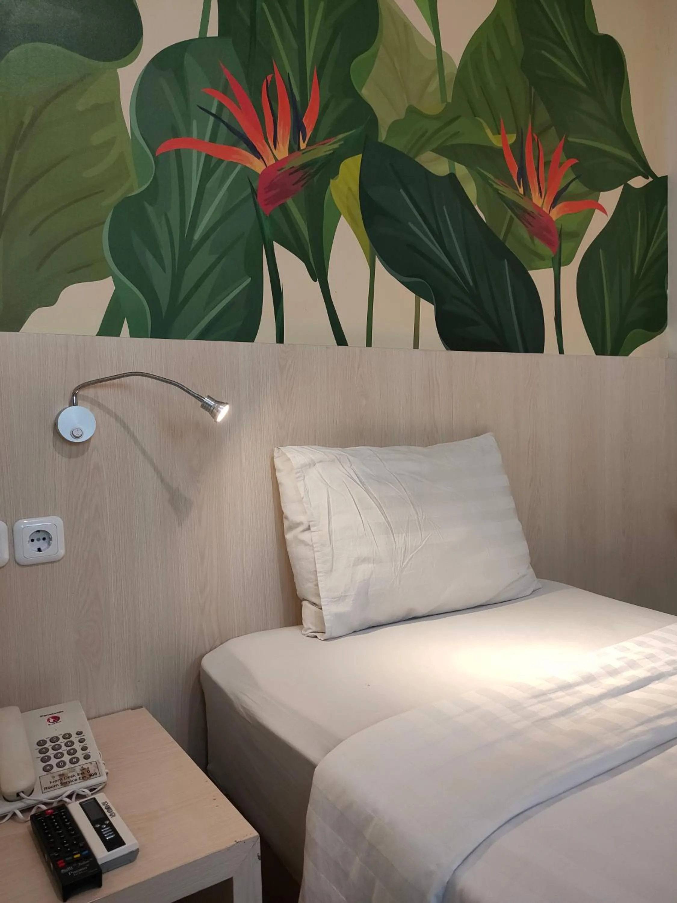 Bed in D'Bamboo Suites