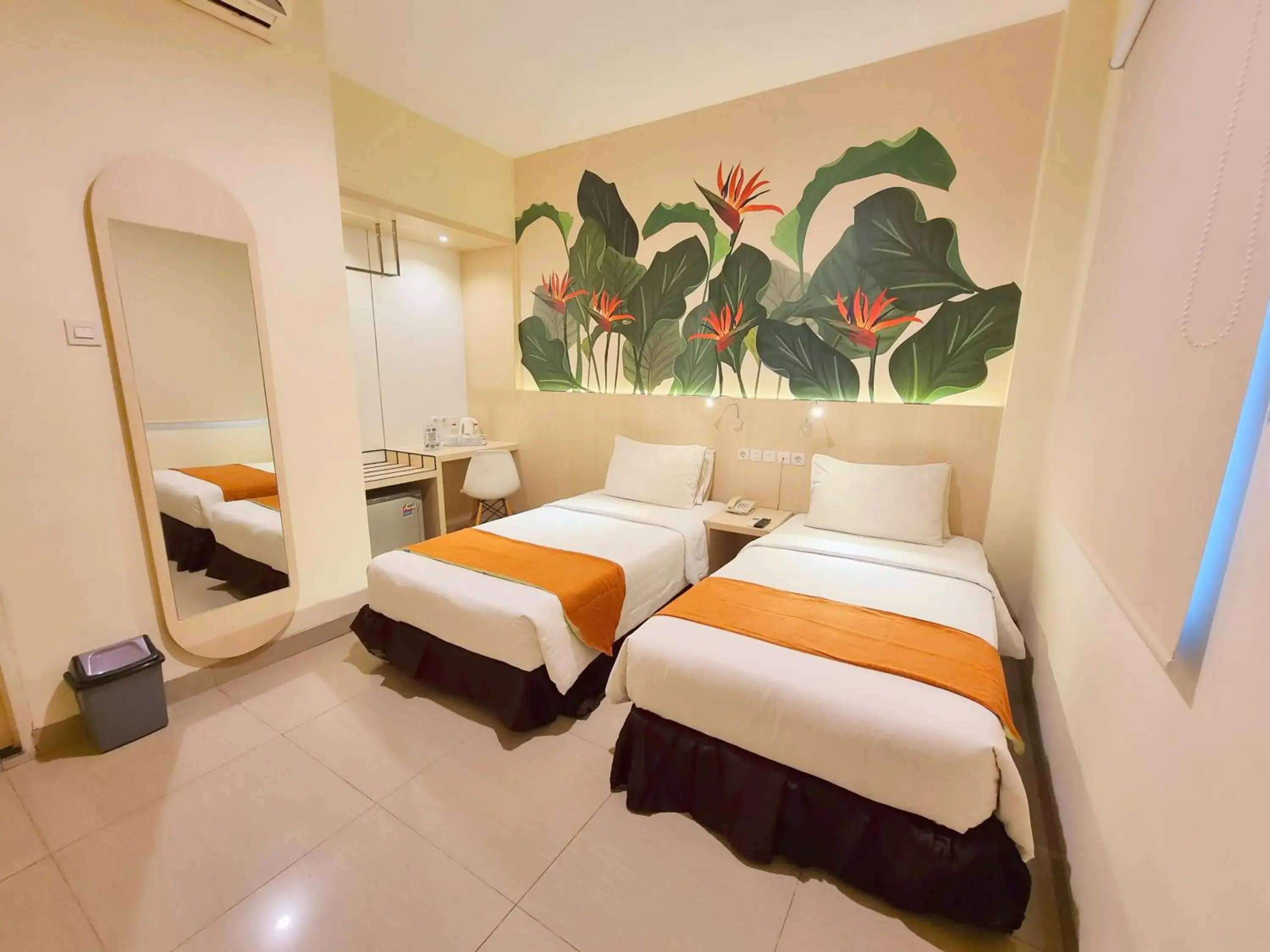 Bed in D'Bamboo Suites Bed in D'Bamboo Suites