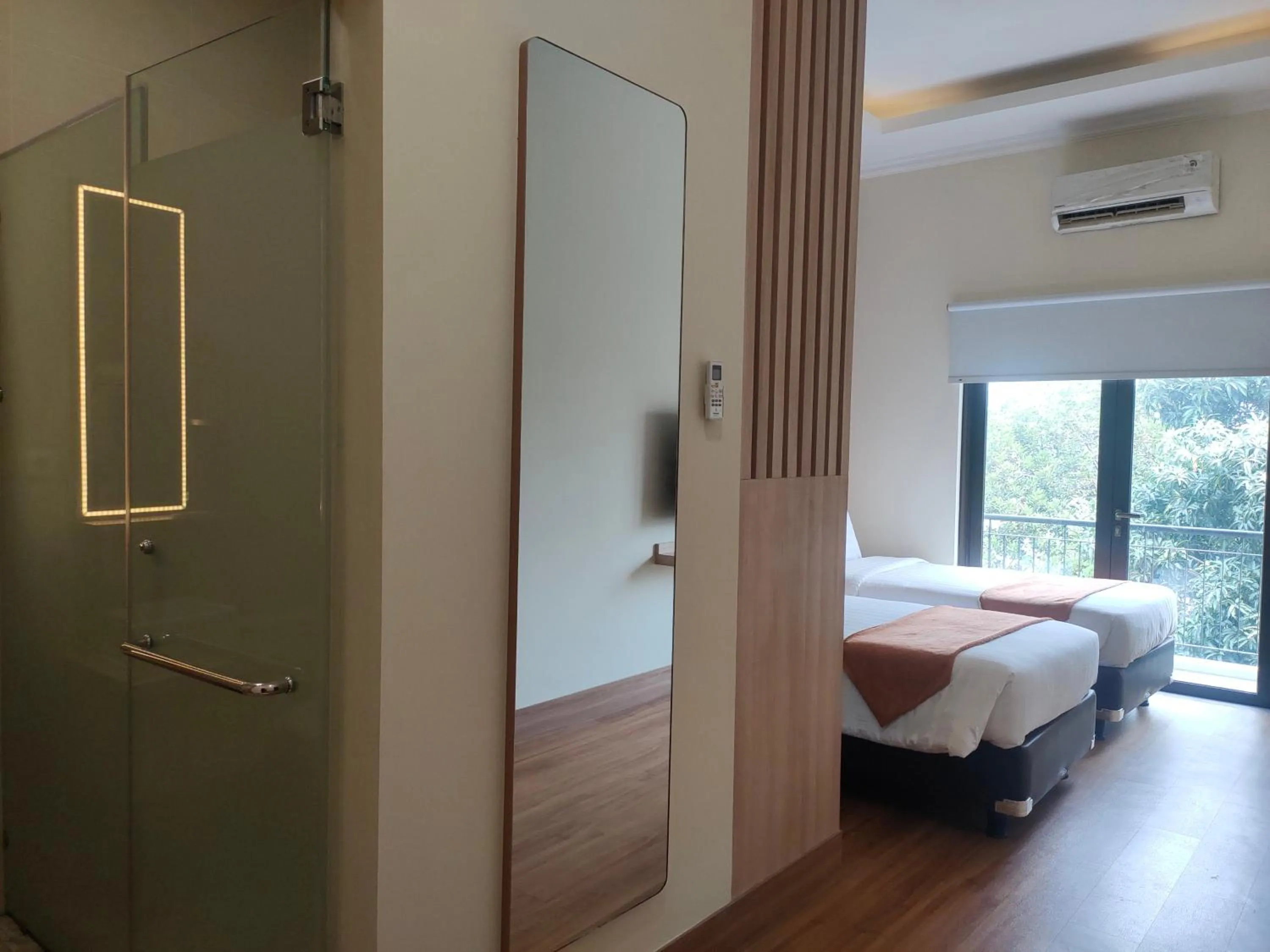 Bed in D'Bamboo Suites