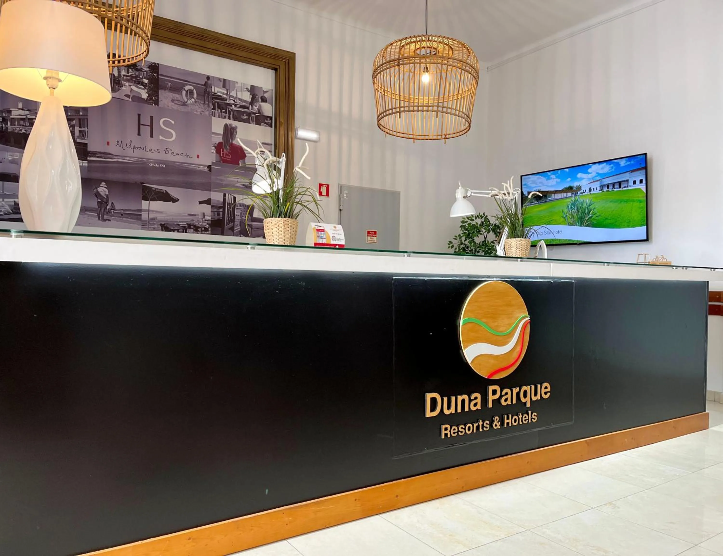 Lobby or reception in Casas da Vila - Duna Parque Resorts & Hotels