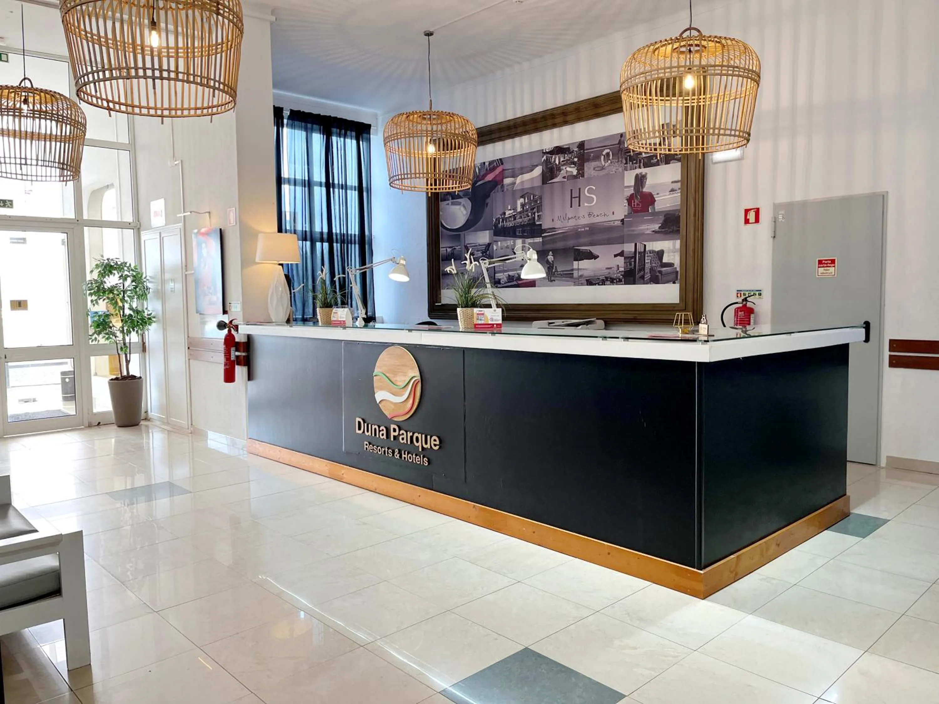 Lobby or reception in Casas da Vila - Duna Parque Resorts & Hotels