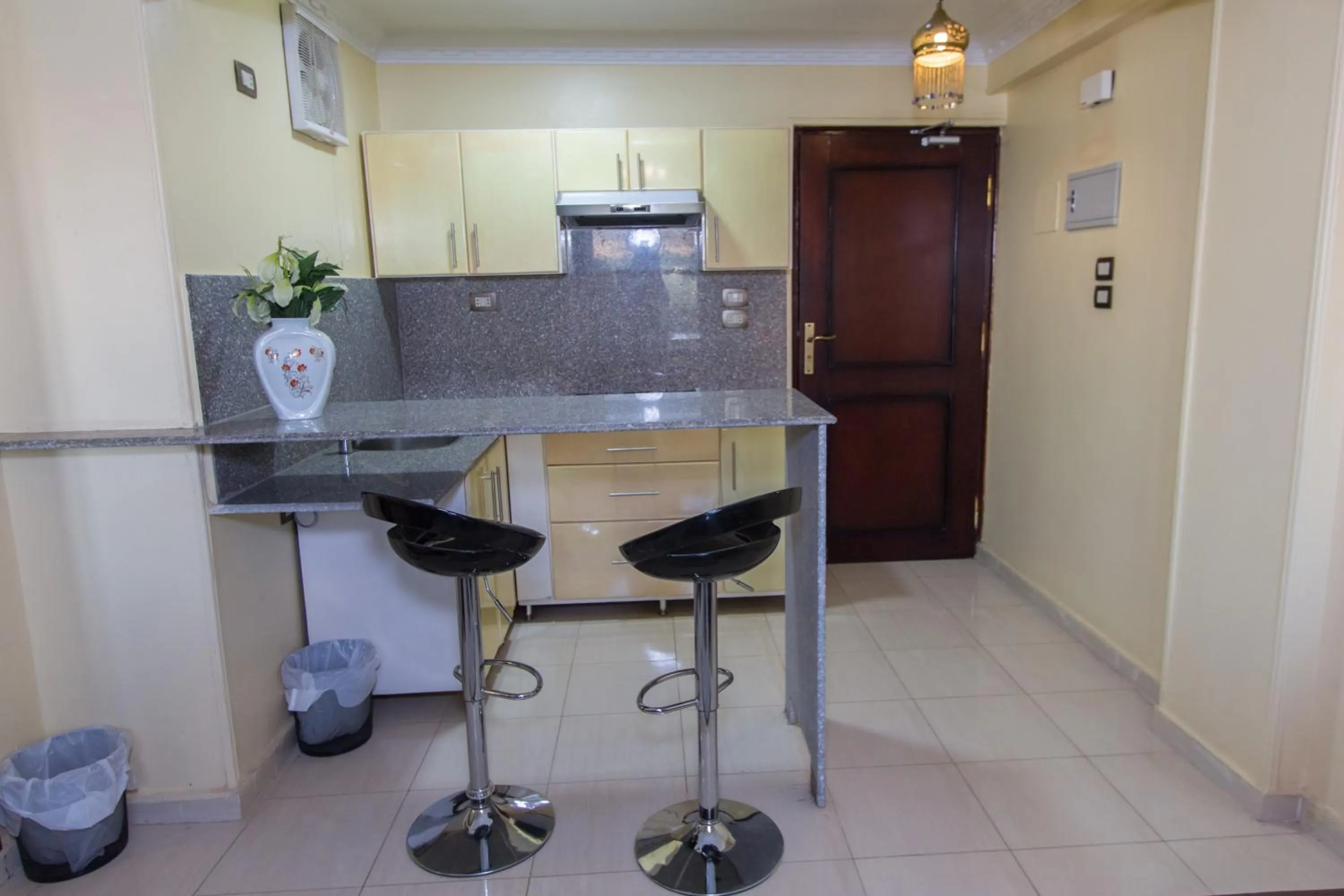 Kitchen or kitchenette in Philae Hotel Aswan