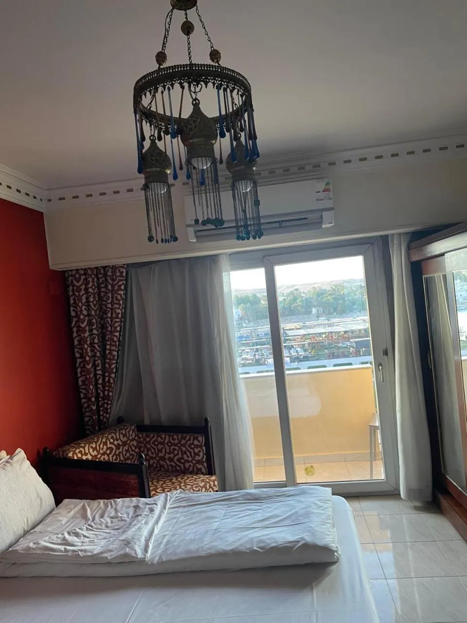 Bed in Philae Hotel Aswan