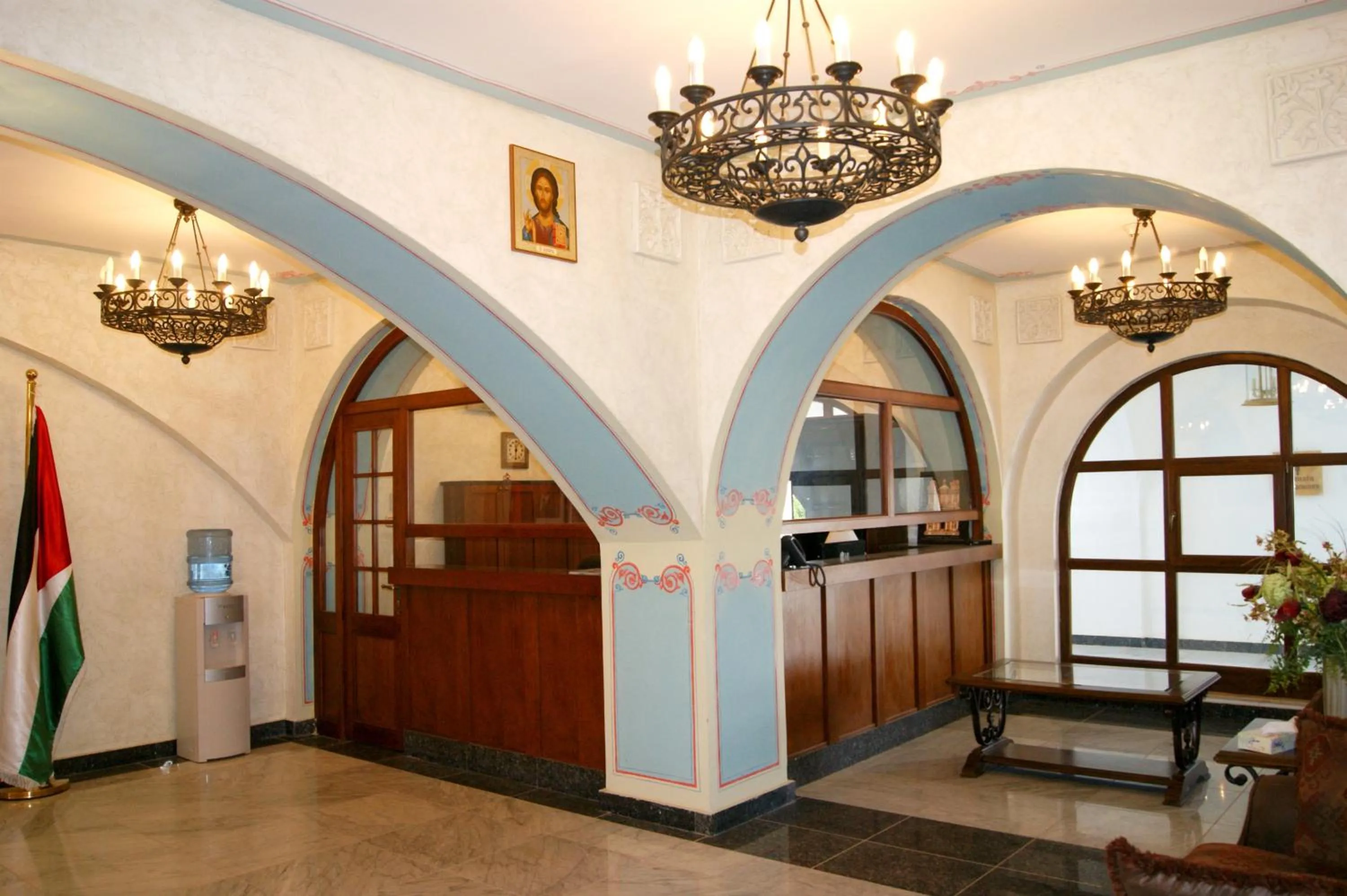 Lobby or reception in Russian Pilgrim Residence