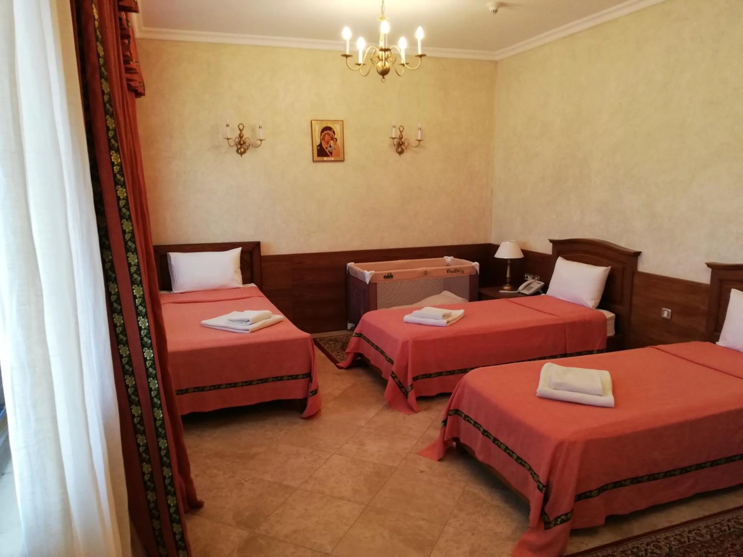 Bedroom, Bed in Russian Pilgrim Residence