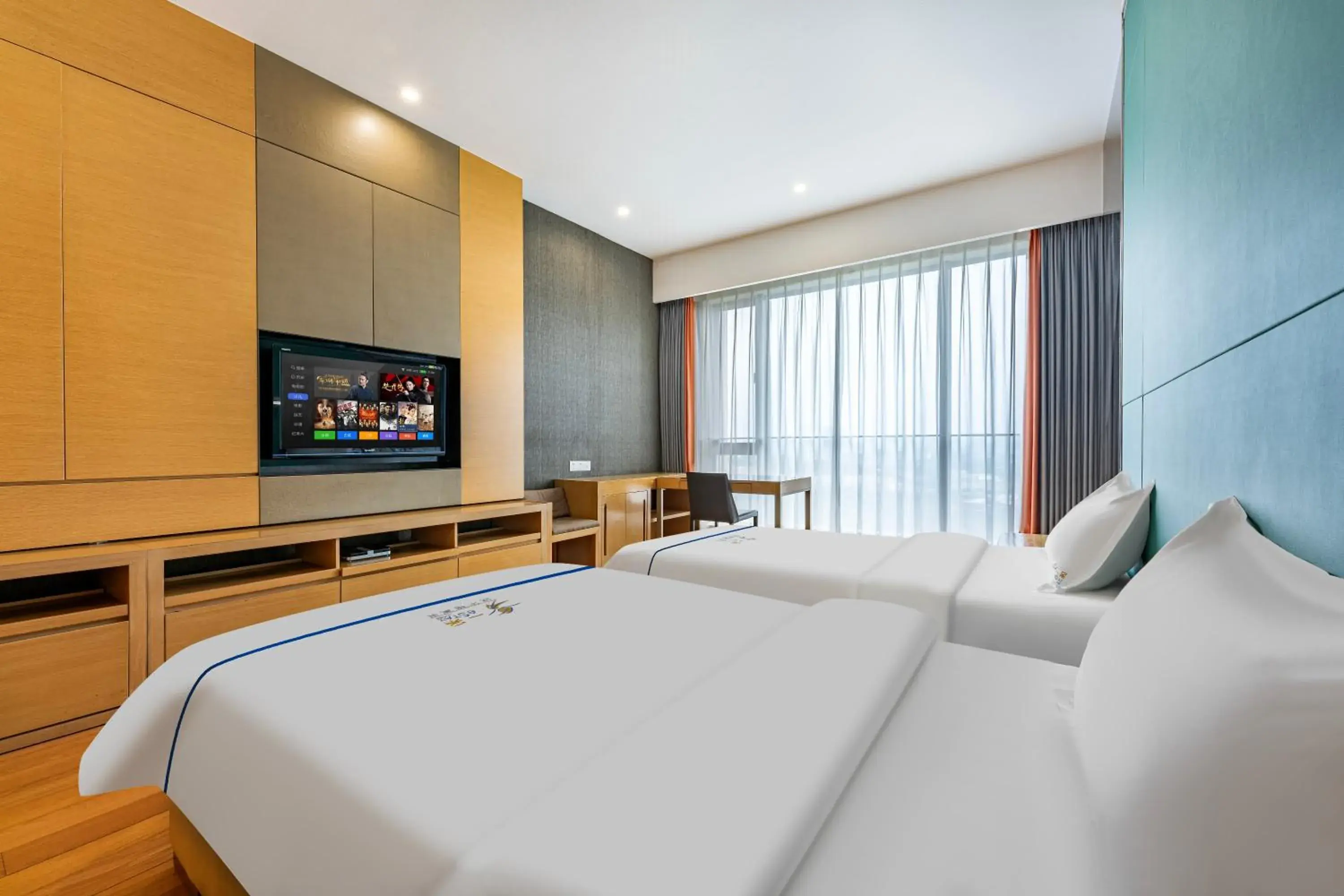 Photo of the whole room, Bed in eStay Residence·Poly World Trade Center Guangzhou Photo of the whole room, Bed in eStay Residence·Poly World Trade Center Guangzhou