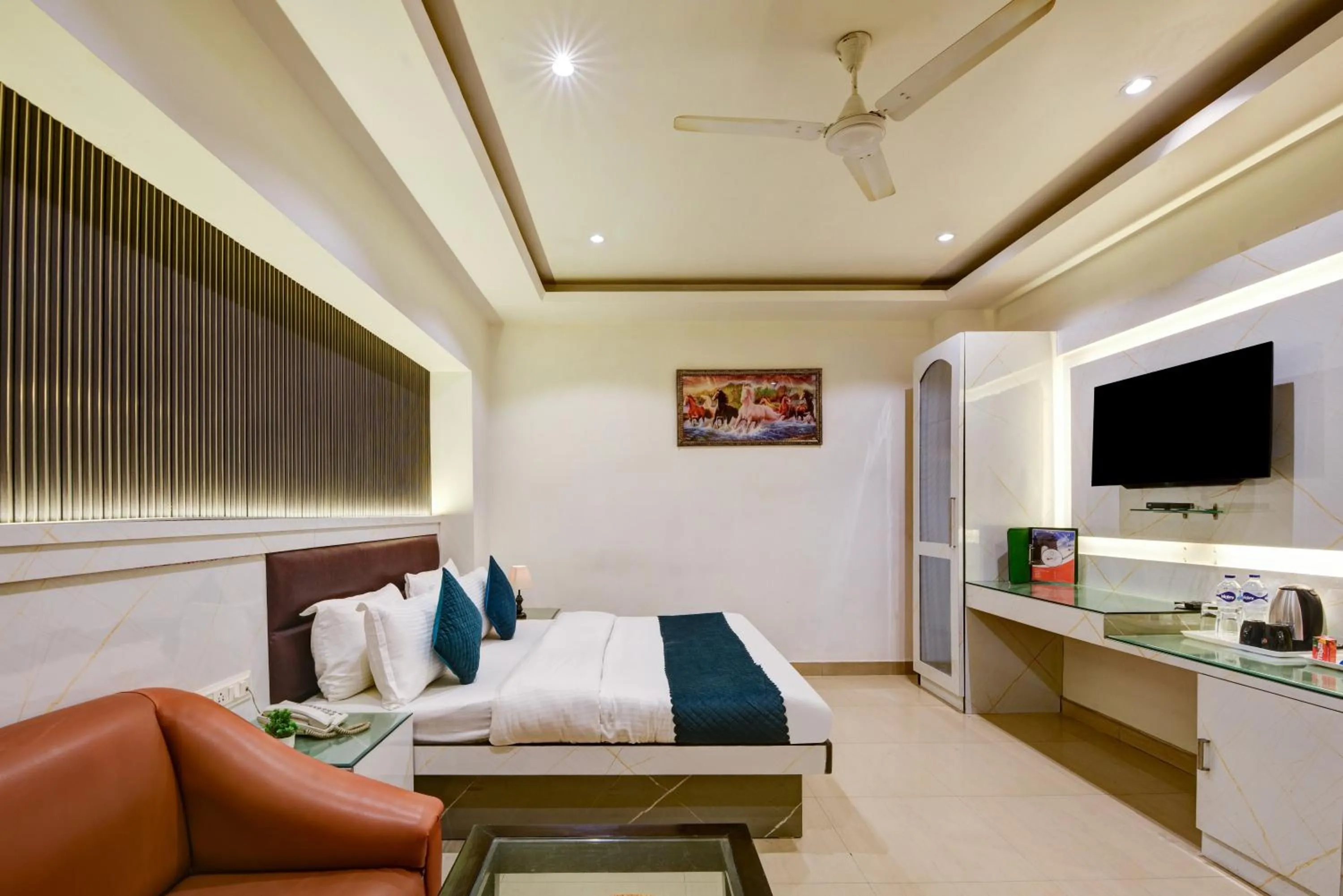 Bed in Hotel Krishna Deluxe-By RCG Hotels