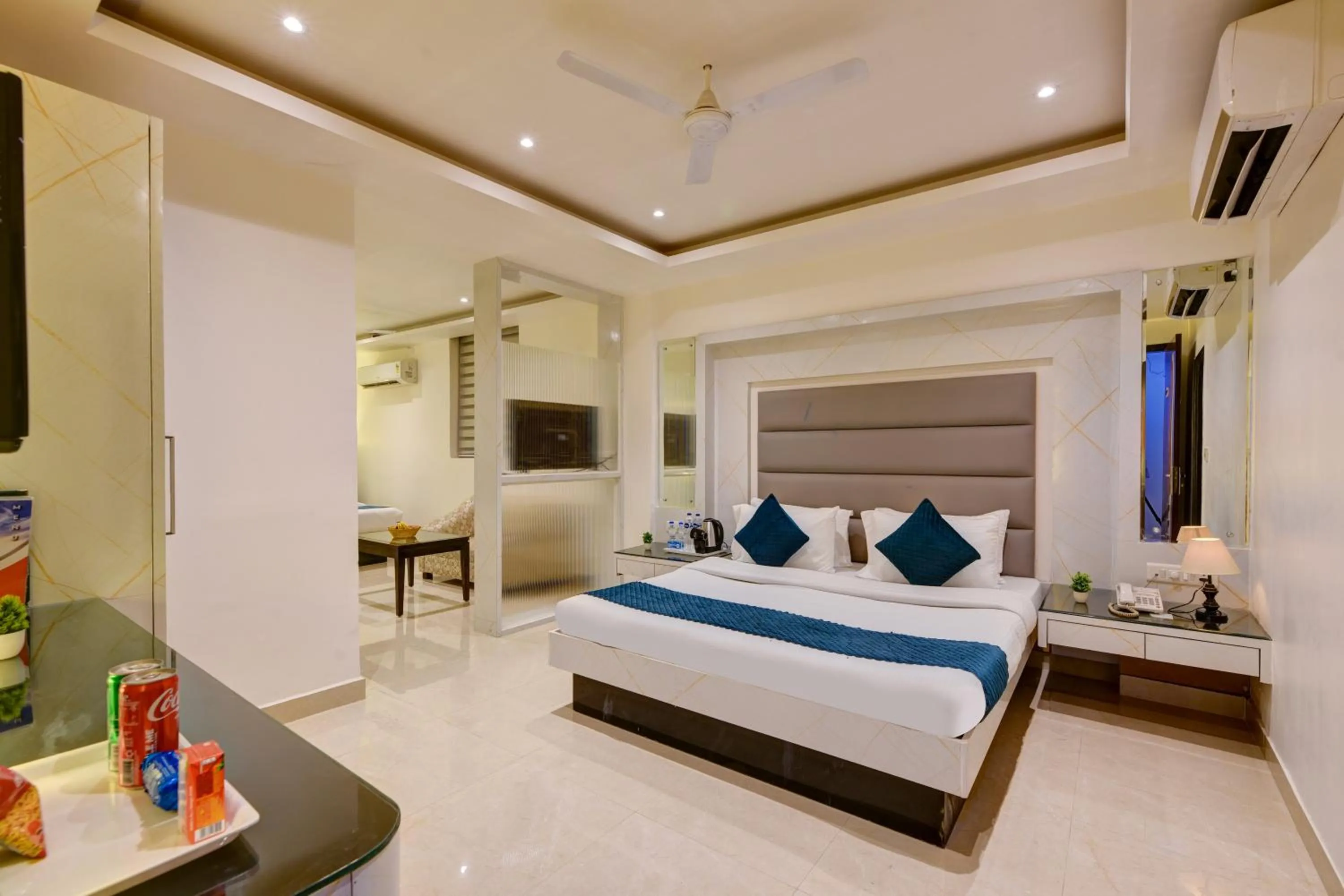 Bed in Hotel Krishna Deluxe-By RCG Hotels
