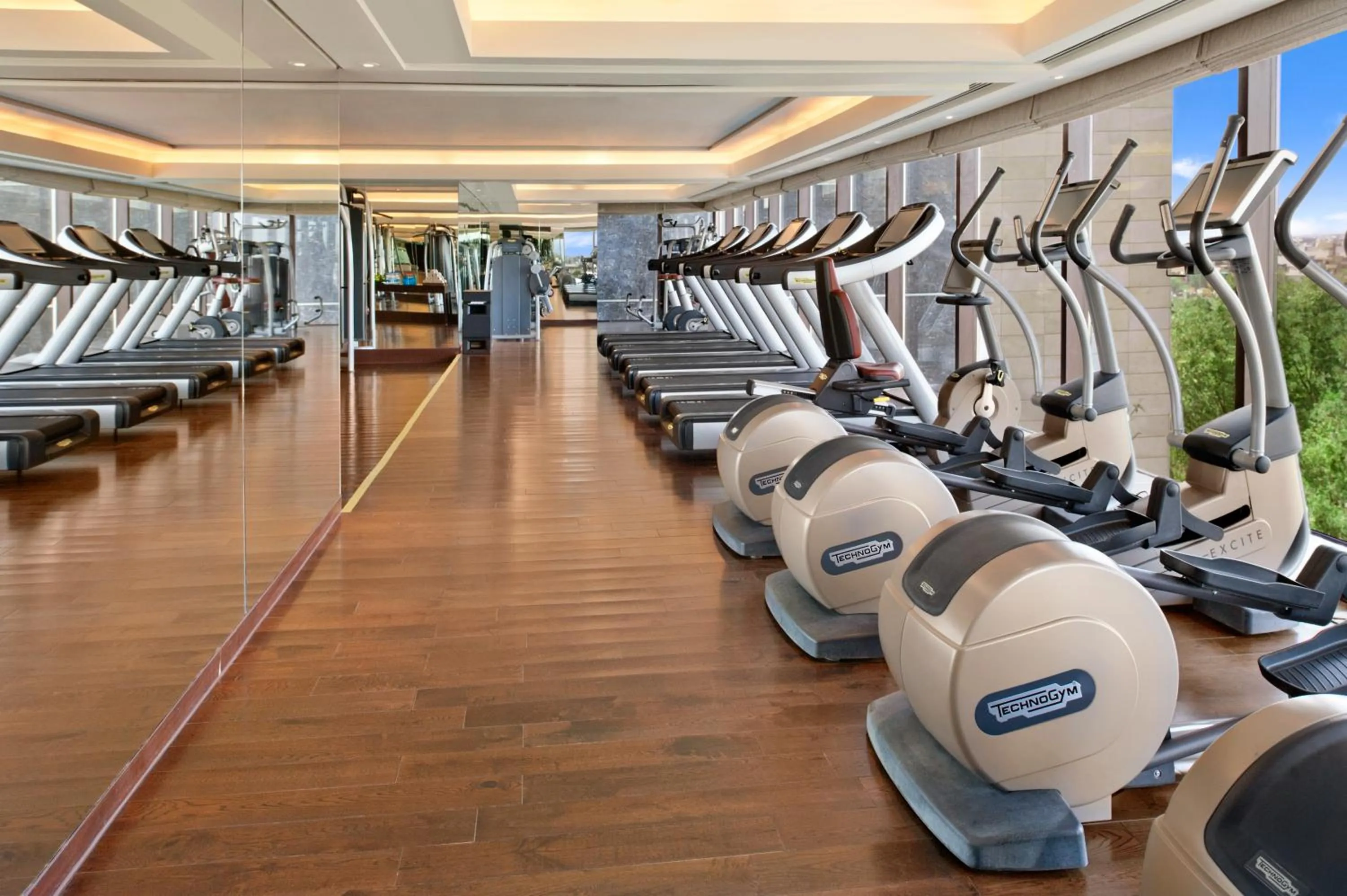 Fitness centre/facilities in The Leela Ambience Convention Hotel Delhi