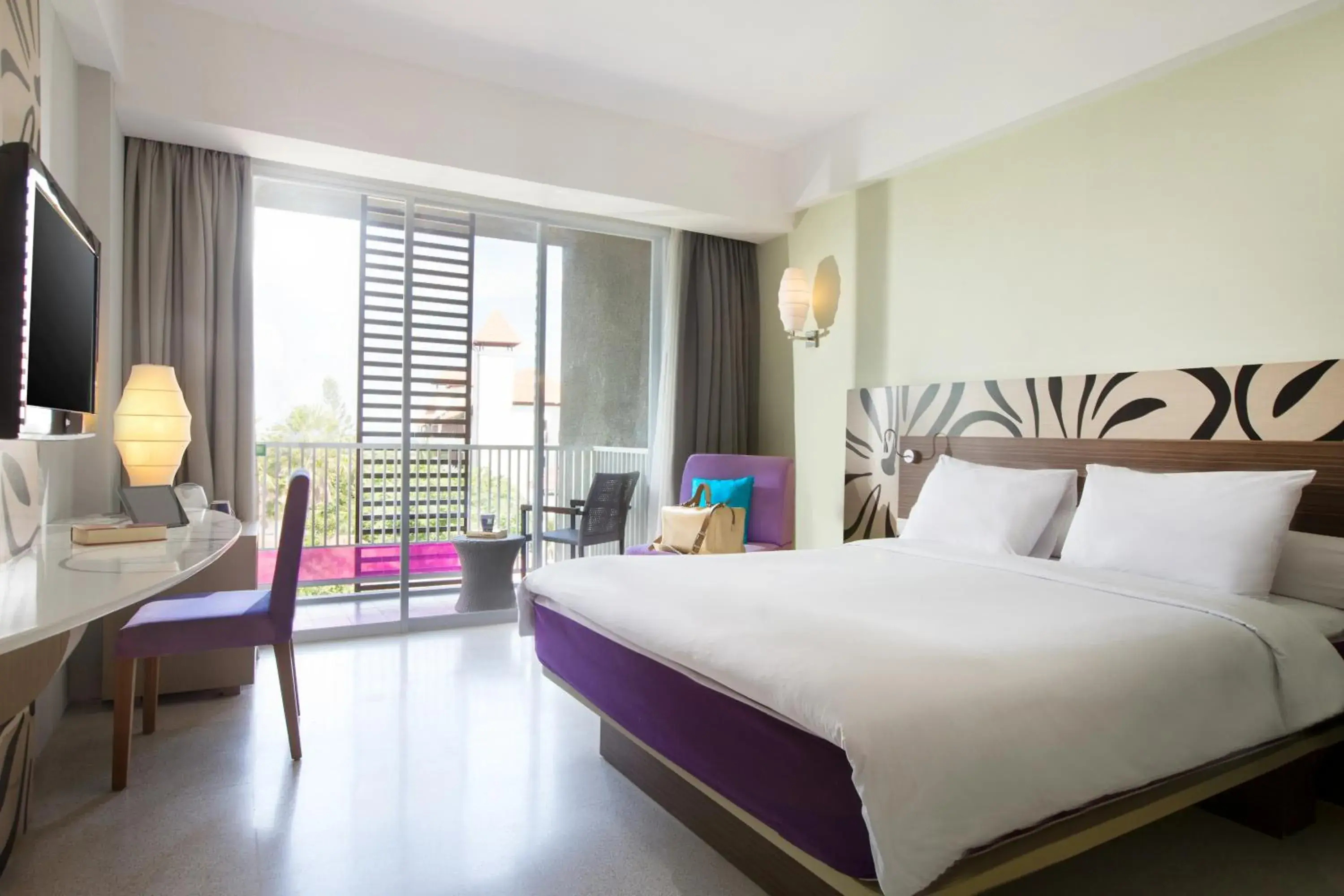 Standard Queen Room with Balcony in Ibis Styles Bali Benoa Standard Queen Room with Balcony in Ibis Styles Bali Benoa