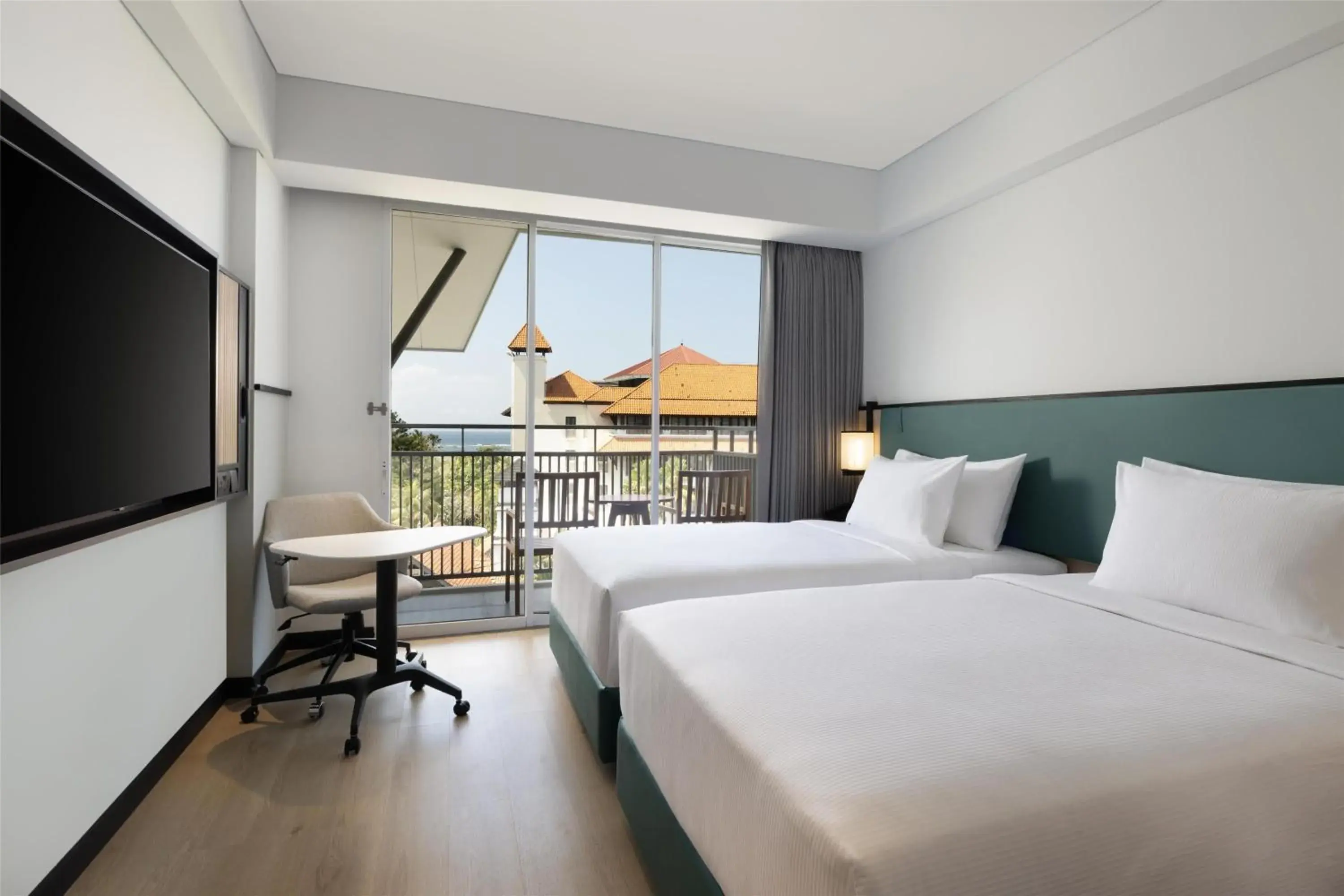 View (from property/room), Bed in Hilton Garden Inn Bali Nusa Dua View (from property/room), Bed in Hilton Garden Inn Bali Nusa Dua