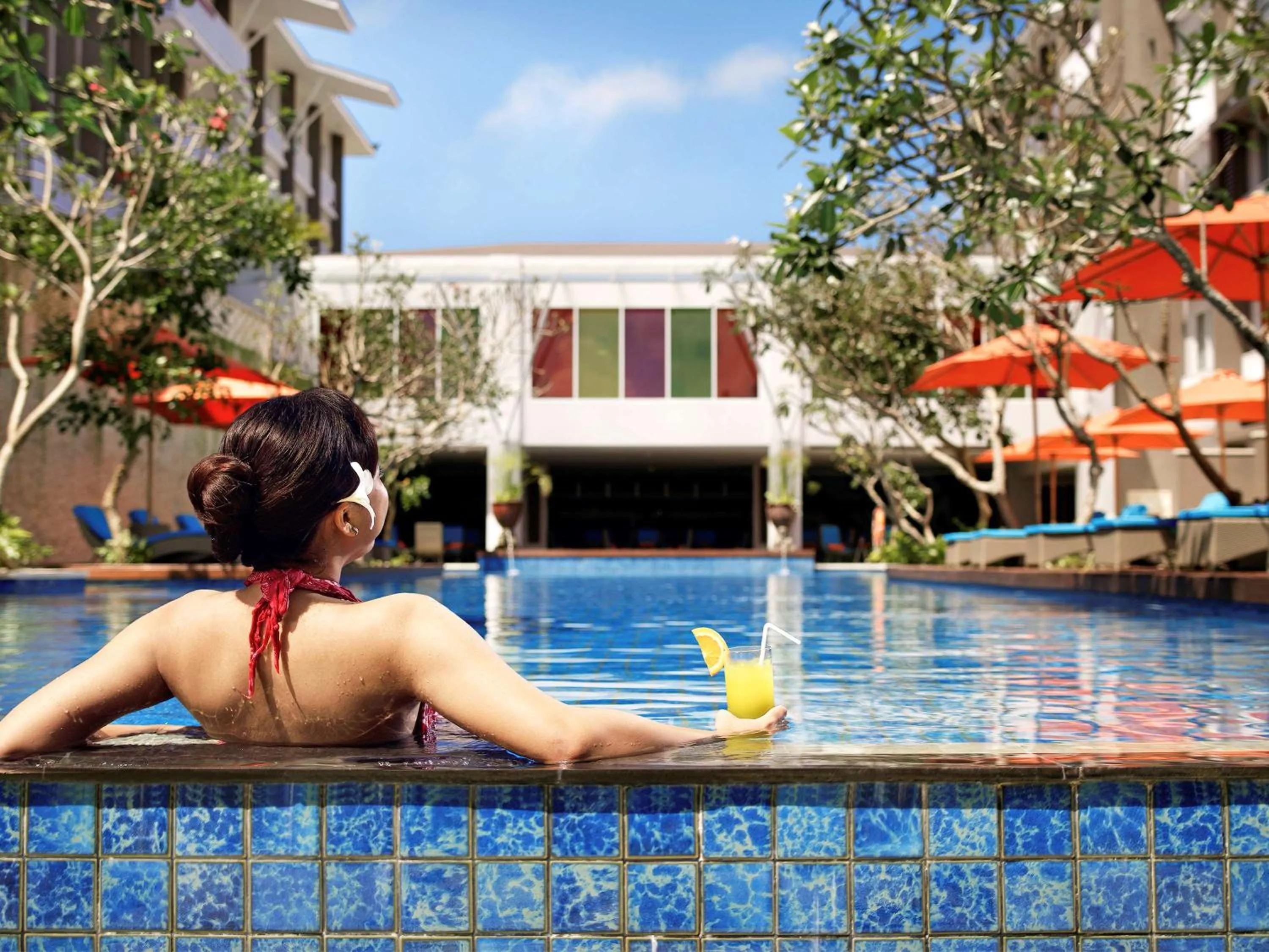 Lounge or bar, Swimming Pool in Ibis Styles Bali Benoa