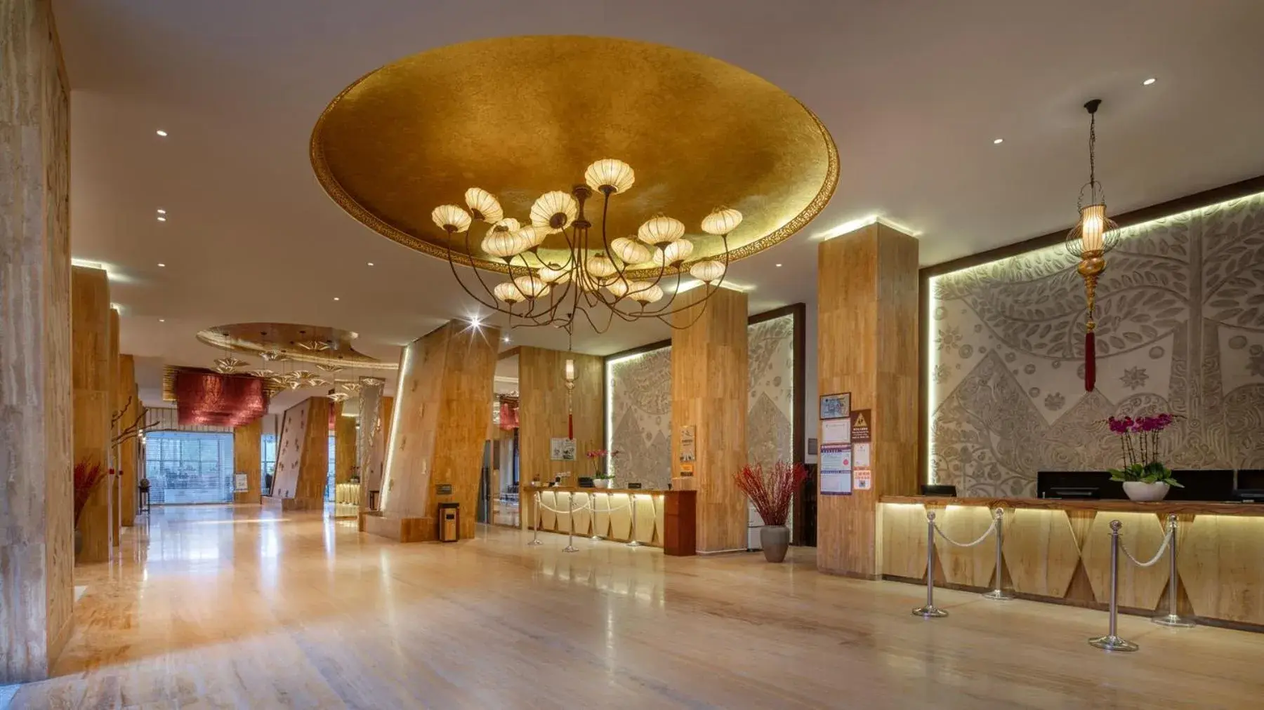 Lobby or reception in Mangrove Tree Resort World Sanya Bay-Kapok Lobby or reception in Mangrove Tree Resort World Sanya Bay-Kapok