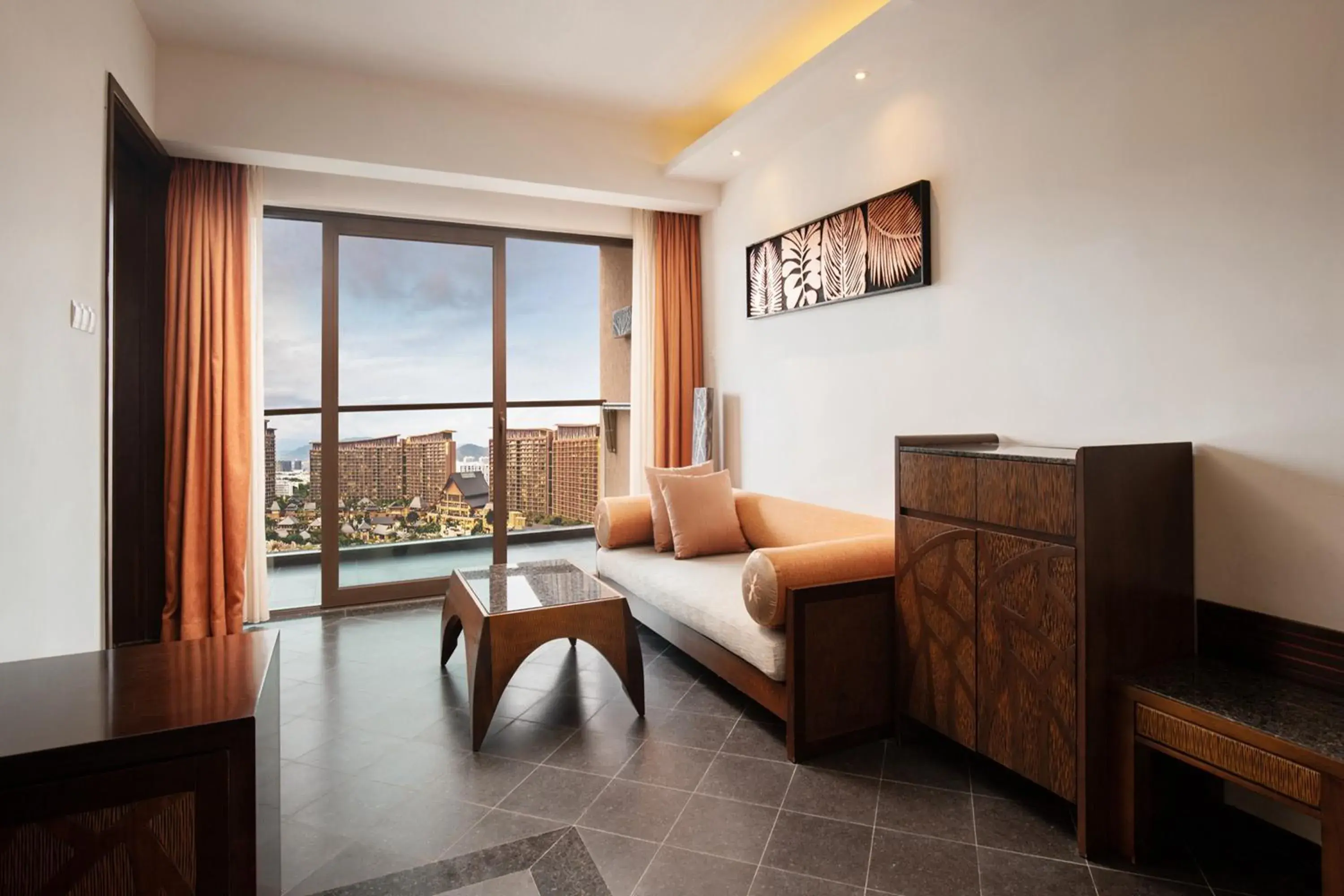 Living room in Mangrove Tree Resort World Sanya Bay-Kapok Living room in Mangrove Tree Resort World Sanya Bay-Kapok