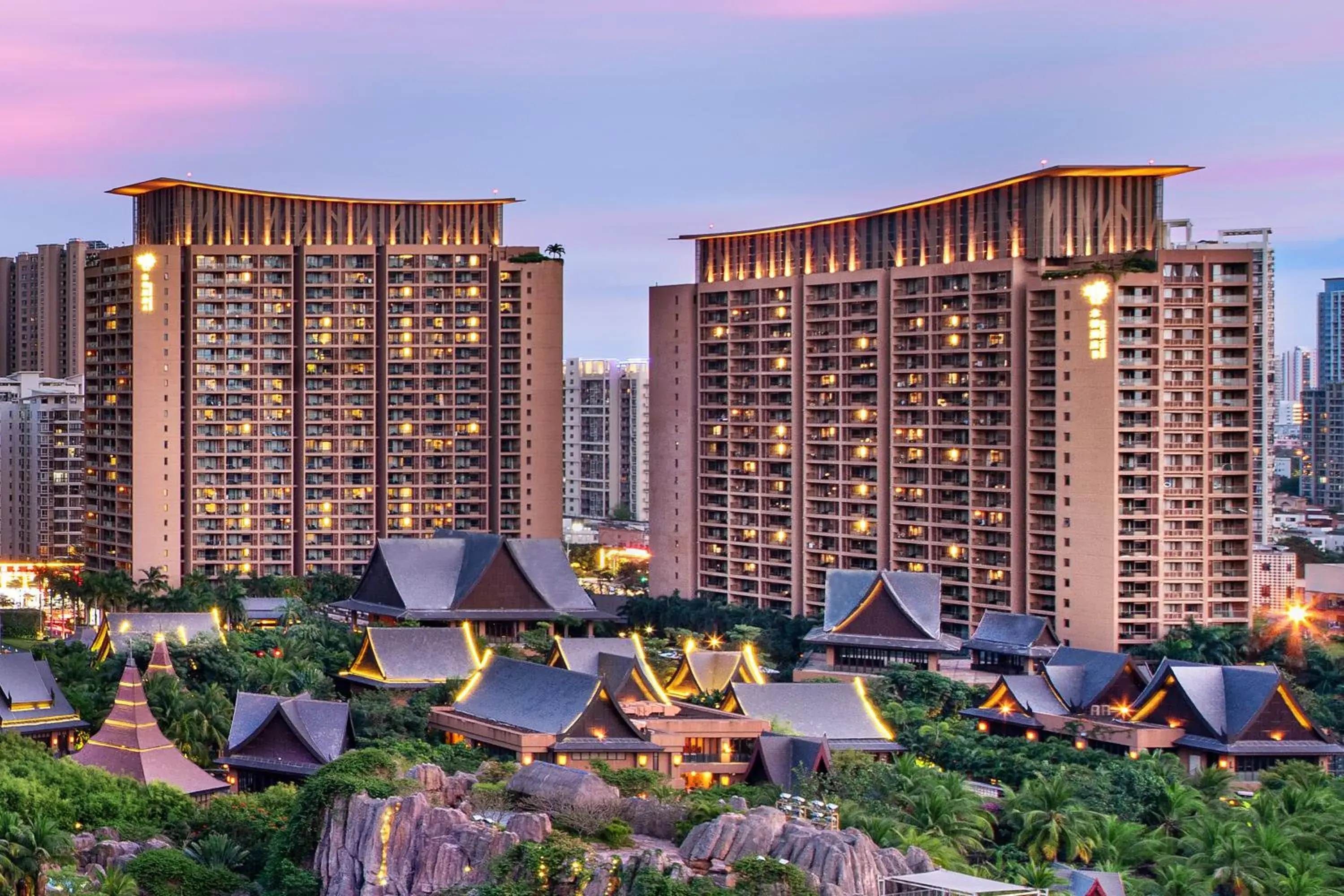 Property building in Mangrove Tree Resort World Sanya Bay-Kapok Property building in Mangrove Tree Resort World Sanya Bay-Kapok