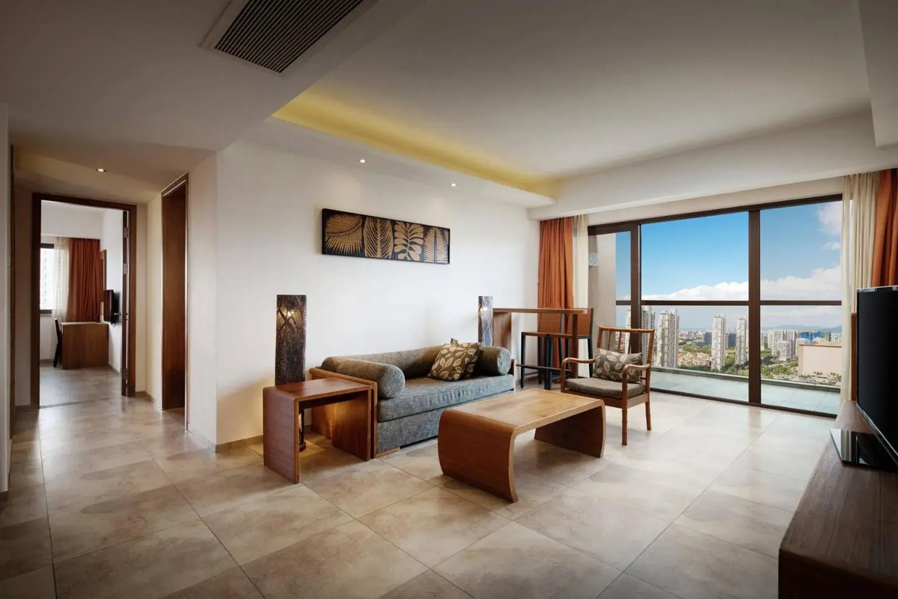 Living room in Mangrove Tree Resort World Sanya Bay-Kapok Living room in Mangrove Tree Resort World Sanya Bay-Kapok