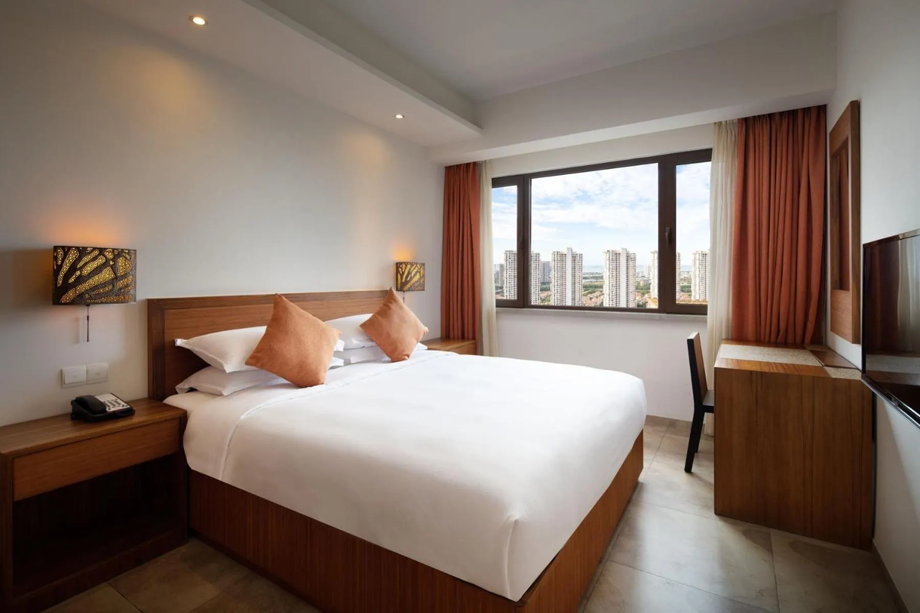 Bed in Mangrove Tree Resort World Sanya Bay-Kapok