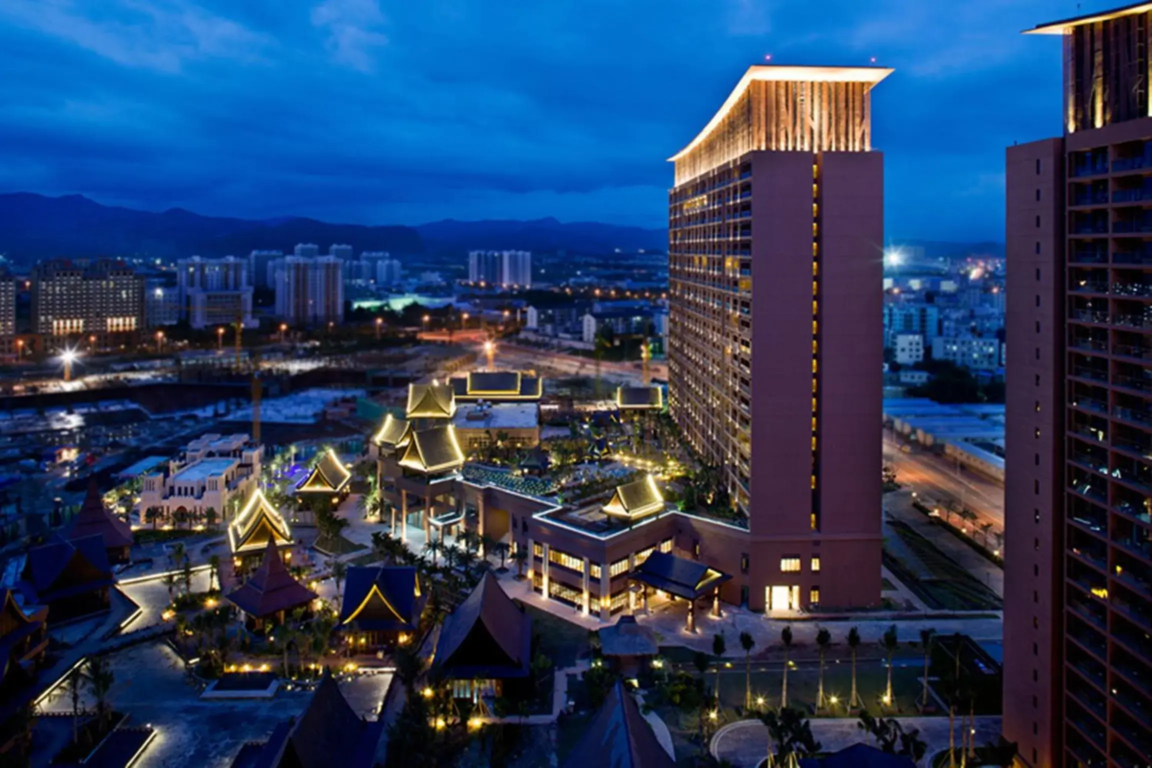 Facade/entrance in Mangrove Tree Resort World Sanya Bay-Kapok Facade/entrance in Mangrove Tree Resort World Sanya Bay-Kapok