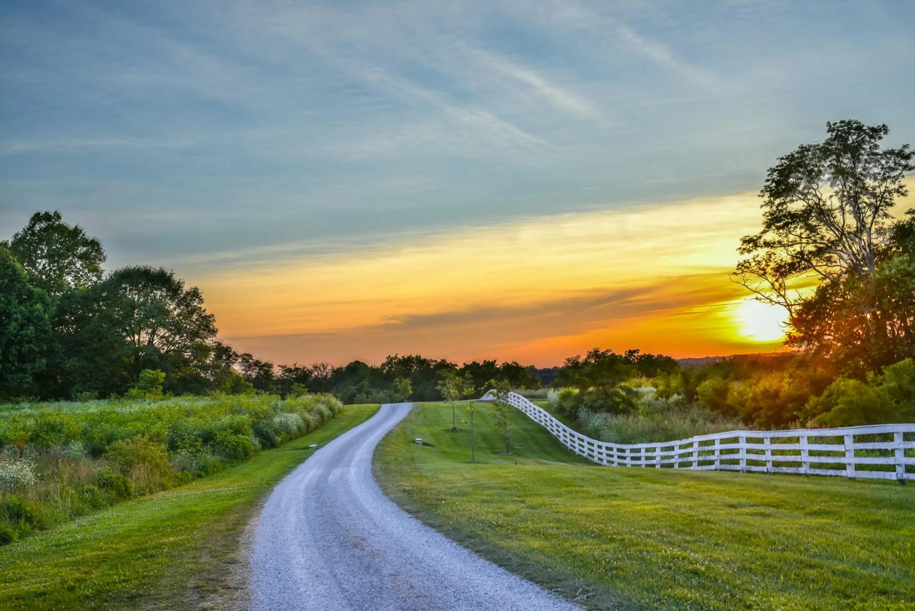 Natural landscape in Shaker Village of Pleasant Hill