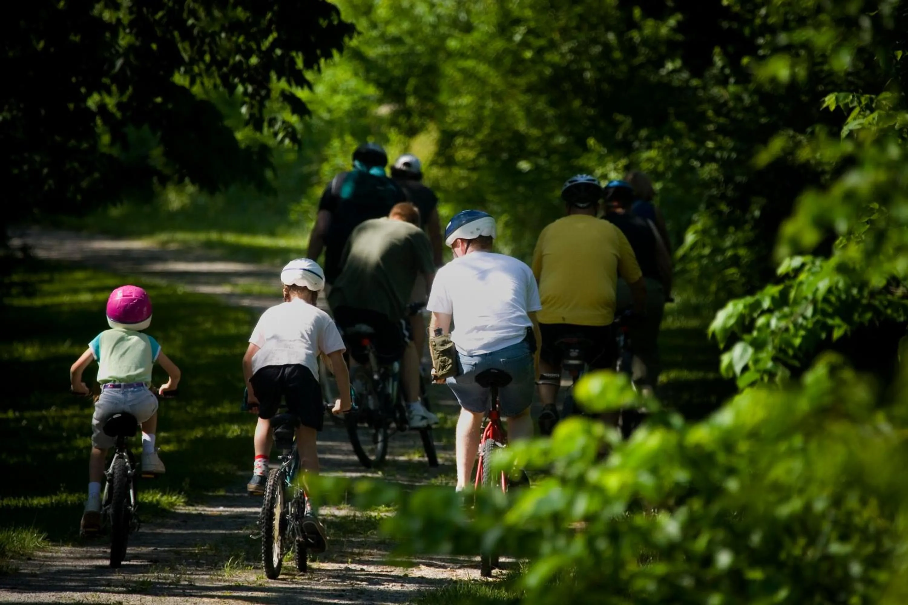 Cycling in Shaker Village of Pleasant Hill
