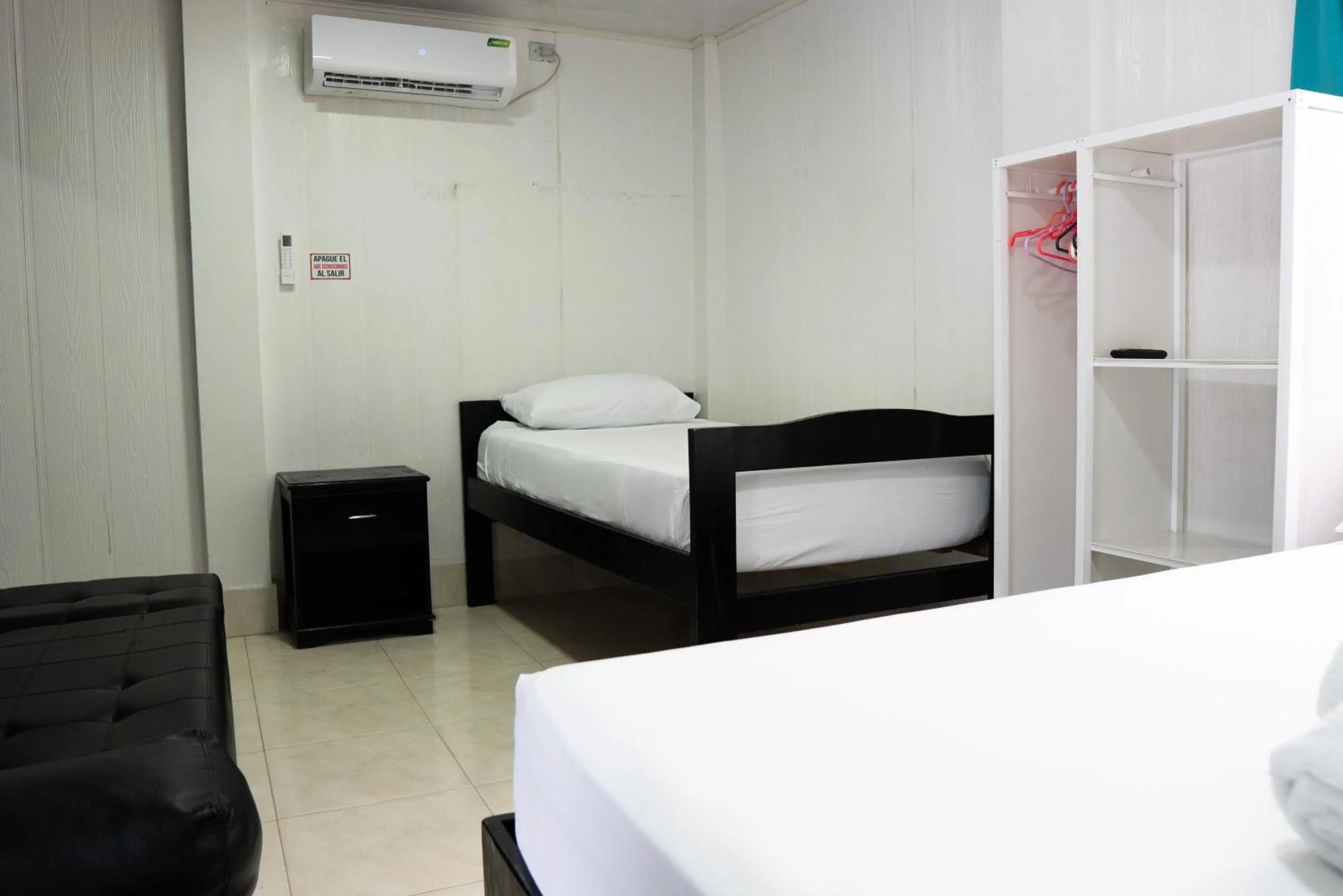 Bed in Rocky Cay Lodging