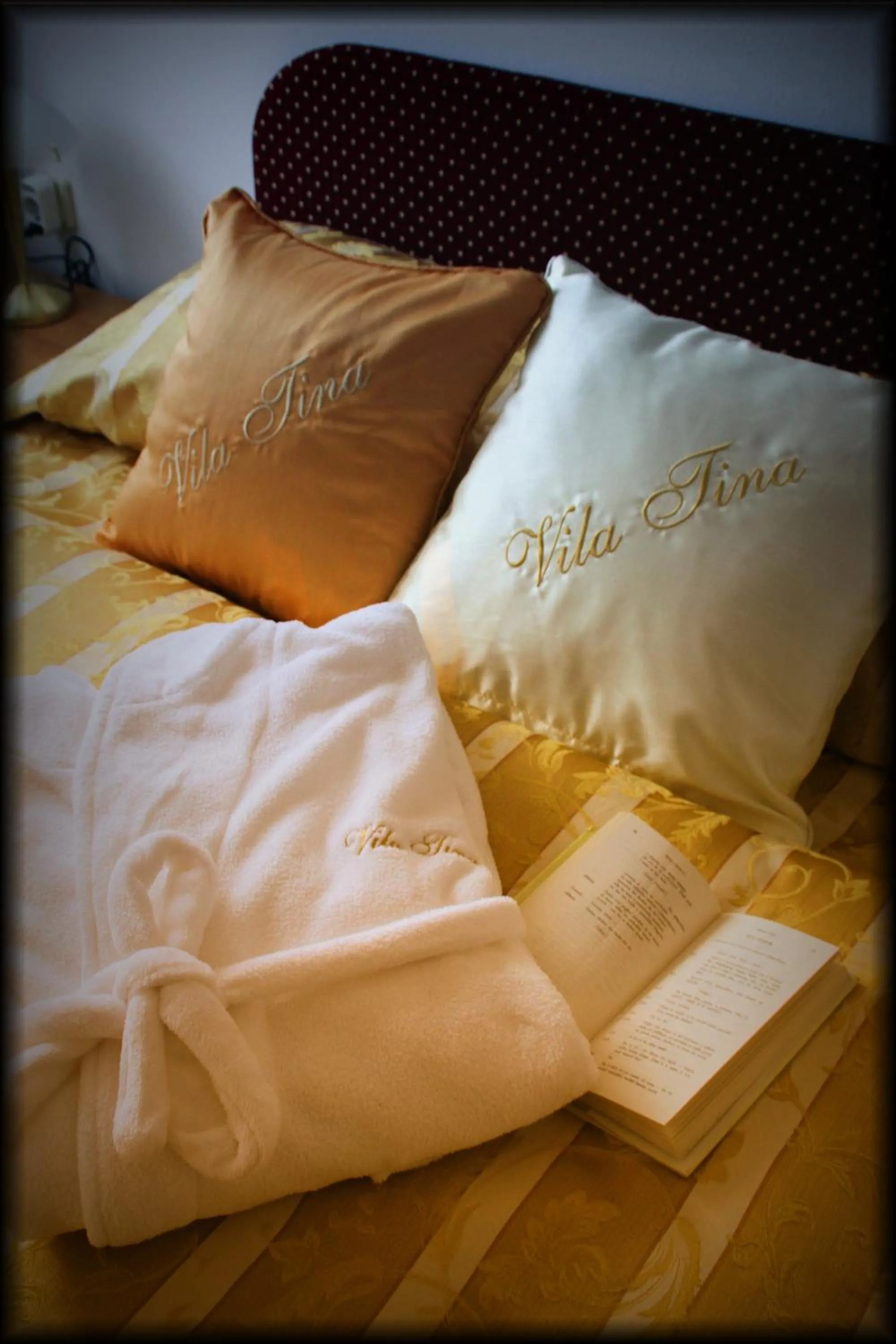 Decorative detail, Bed in Hotel Vila Tina