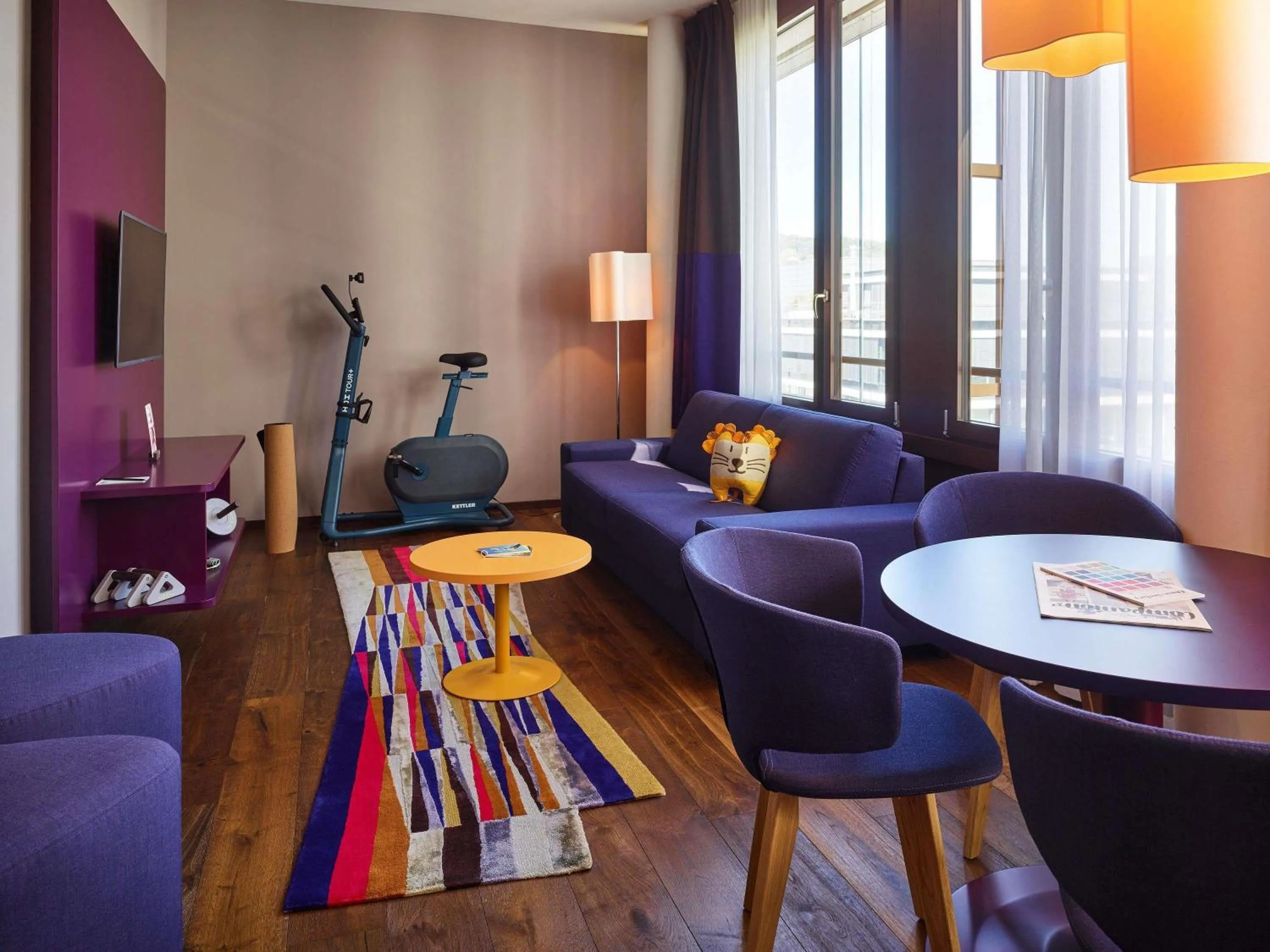 Bedroom in 25hours Hotel Zürich West