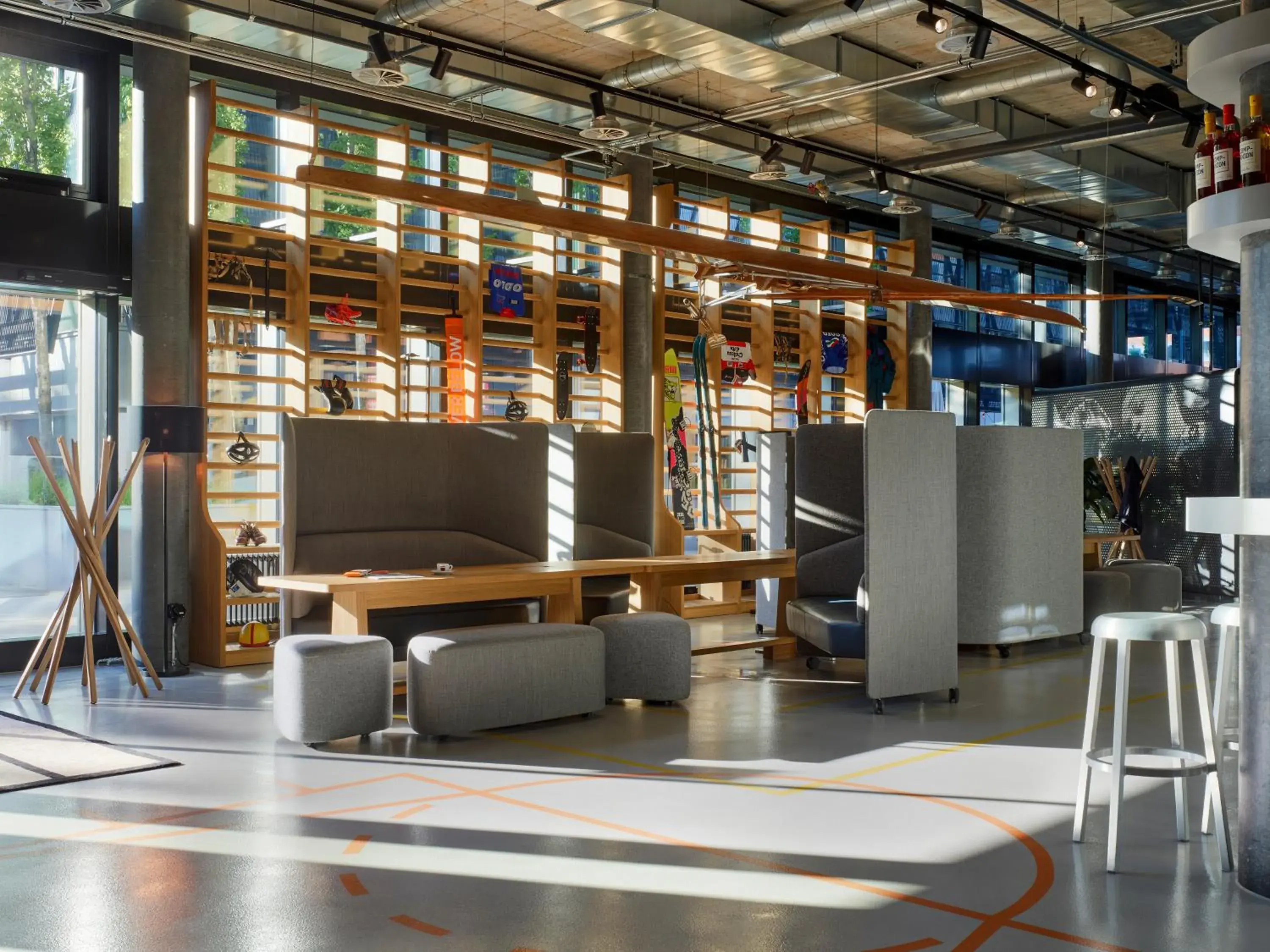 Lobby or reception in 25hours Hotel Zürich West Lobby or reception in 25hours Hotel Zürich West