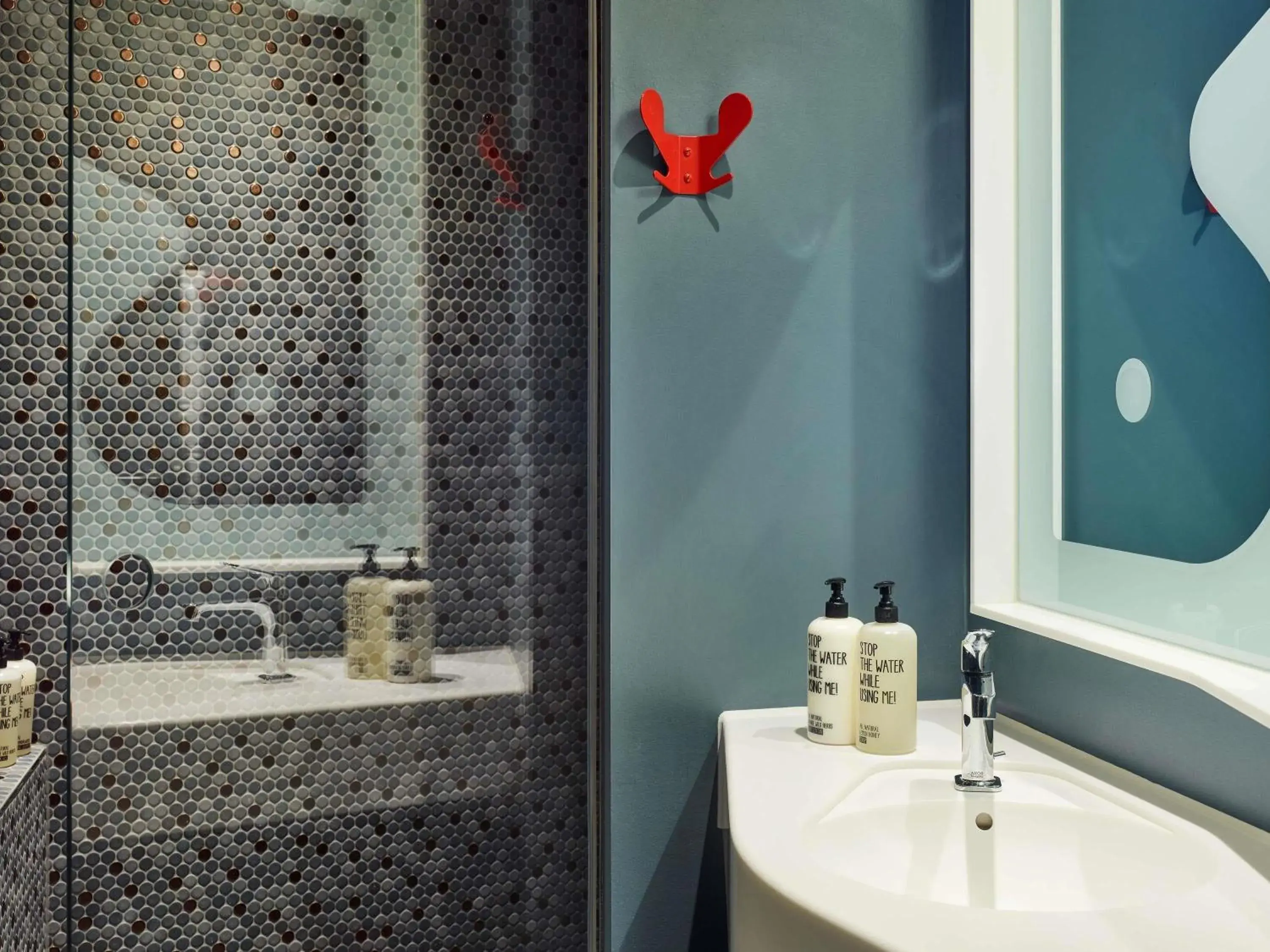 Bedroom in 25hours Hotel Zürich West Bedroom in 25hours Hotel Zürich West