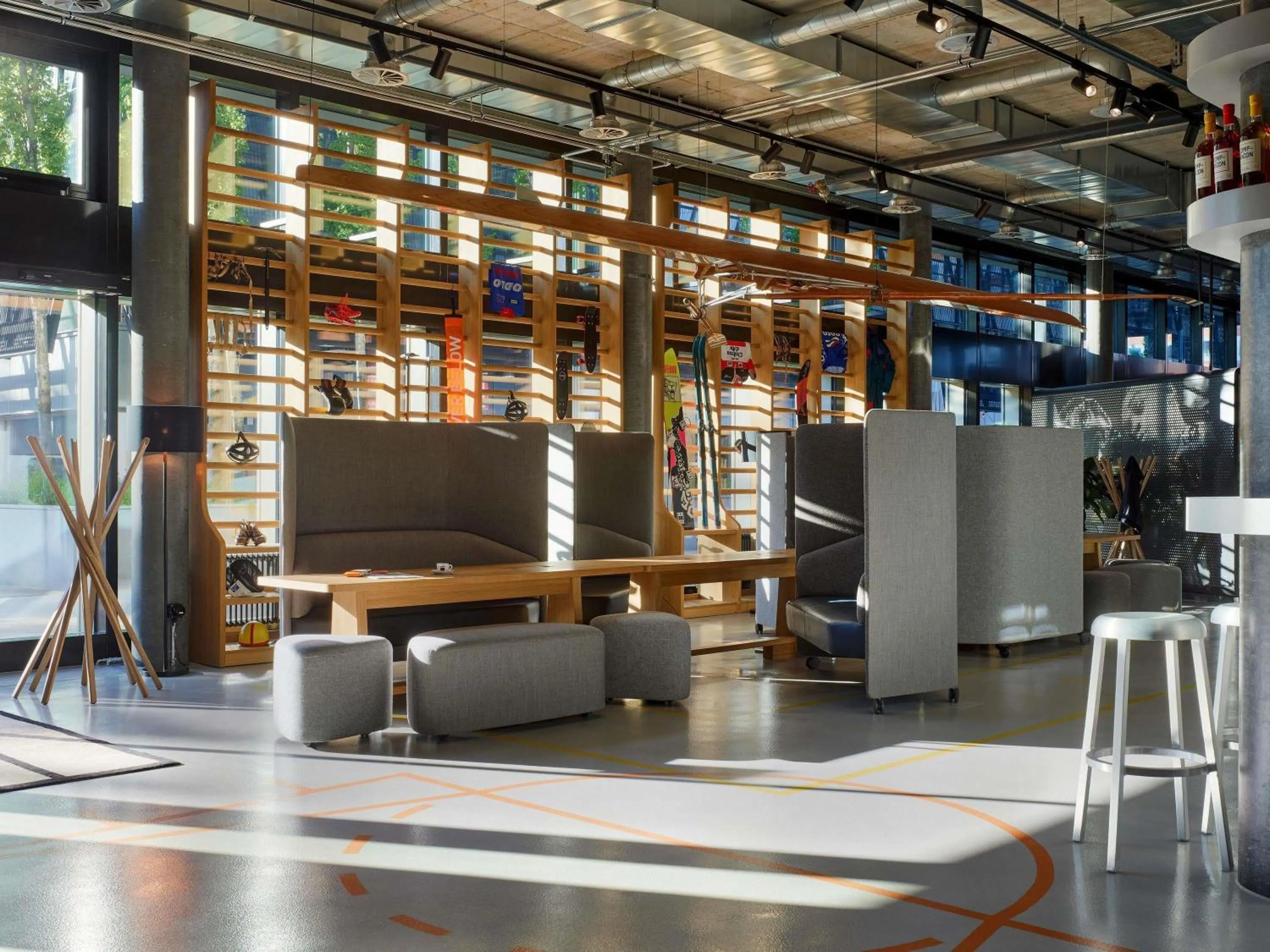 Property building in 25hours Hotel Zürich West