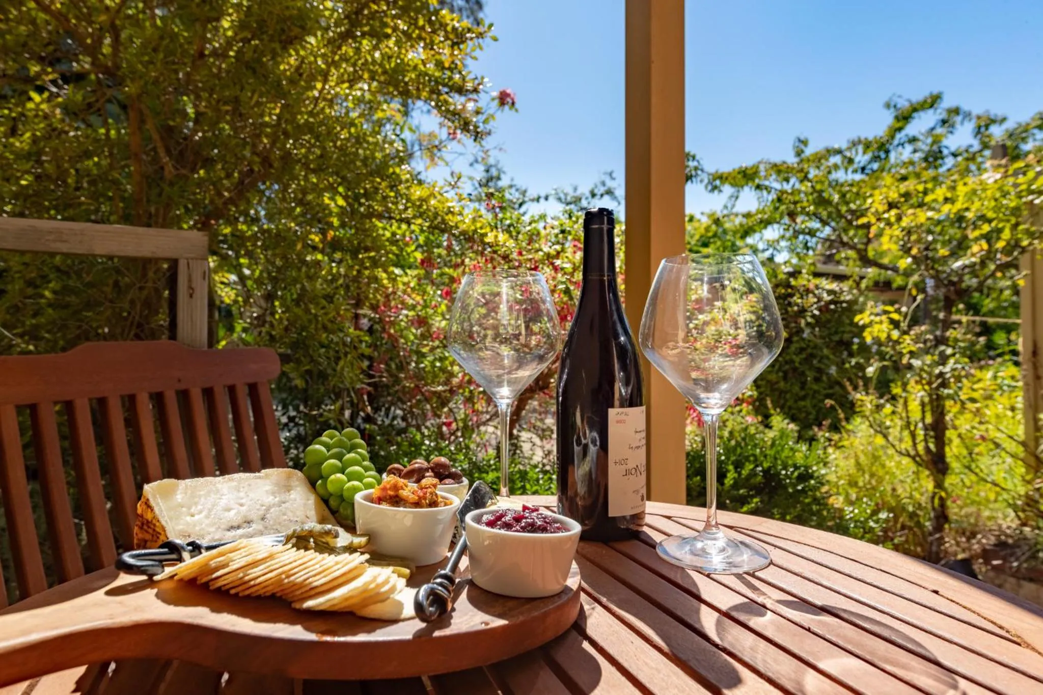 Patio in Shy Cottage and Studio