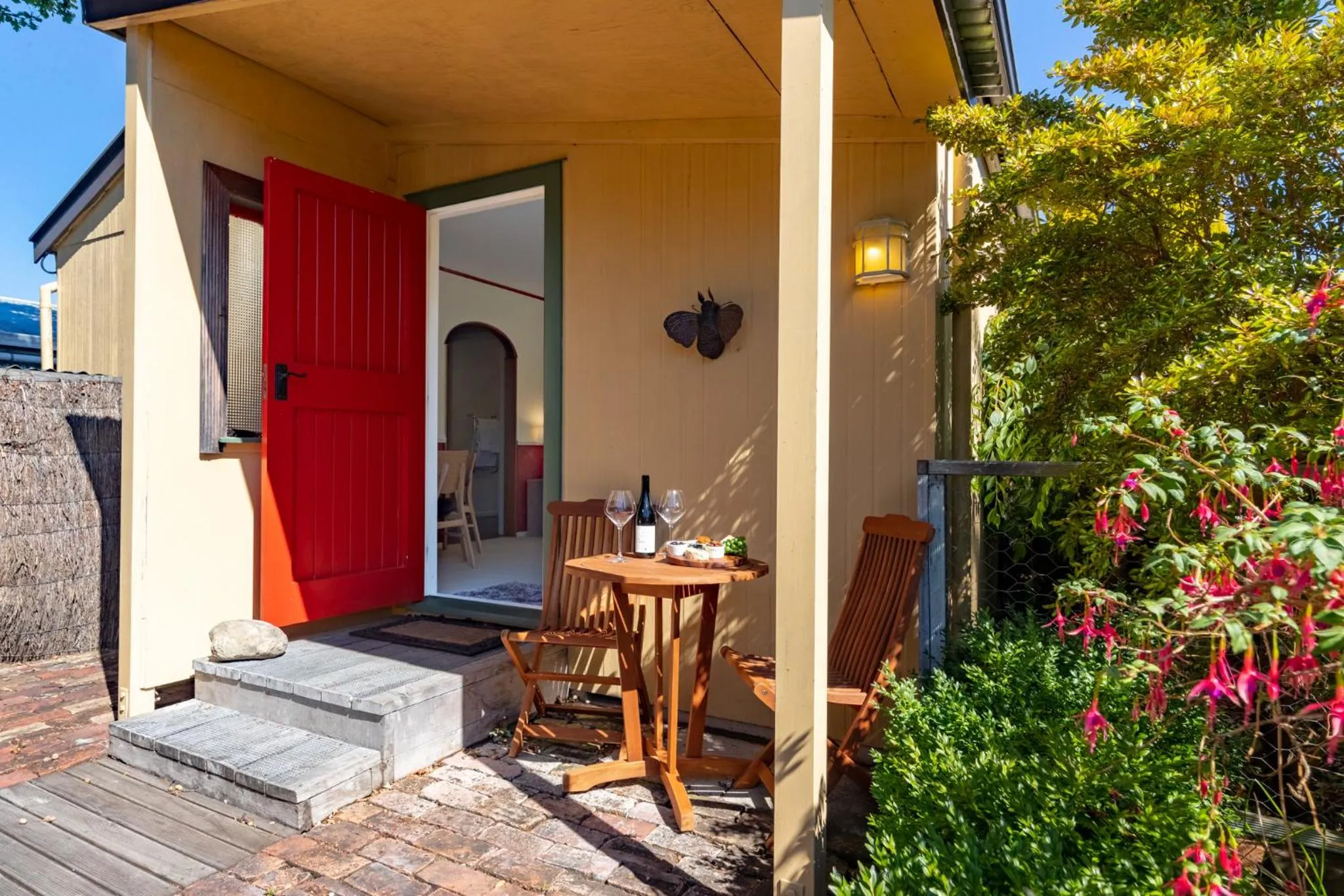 Patio in Shy Cottage and Studio
