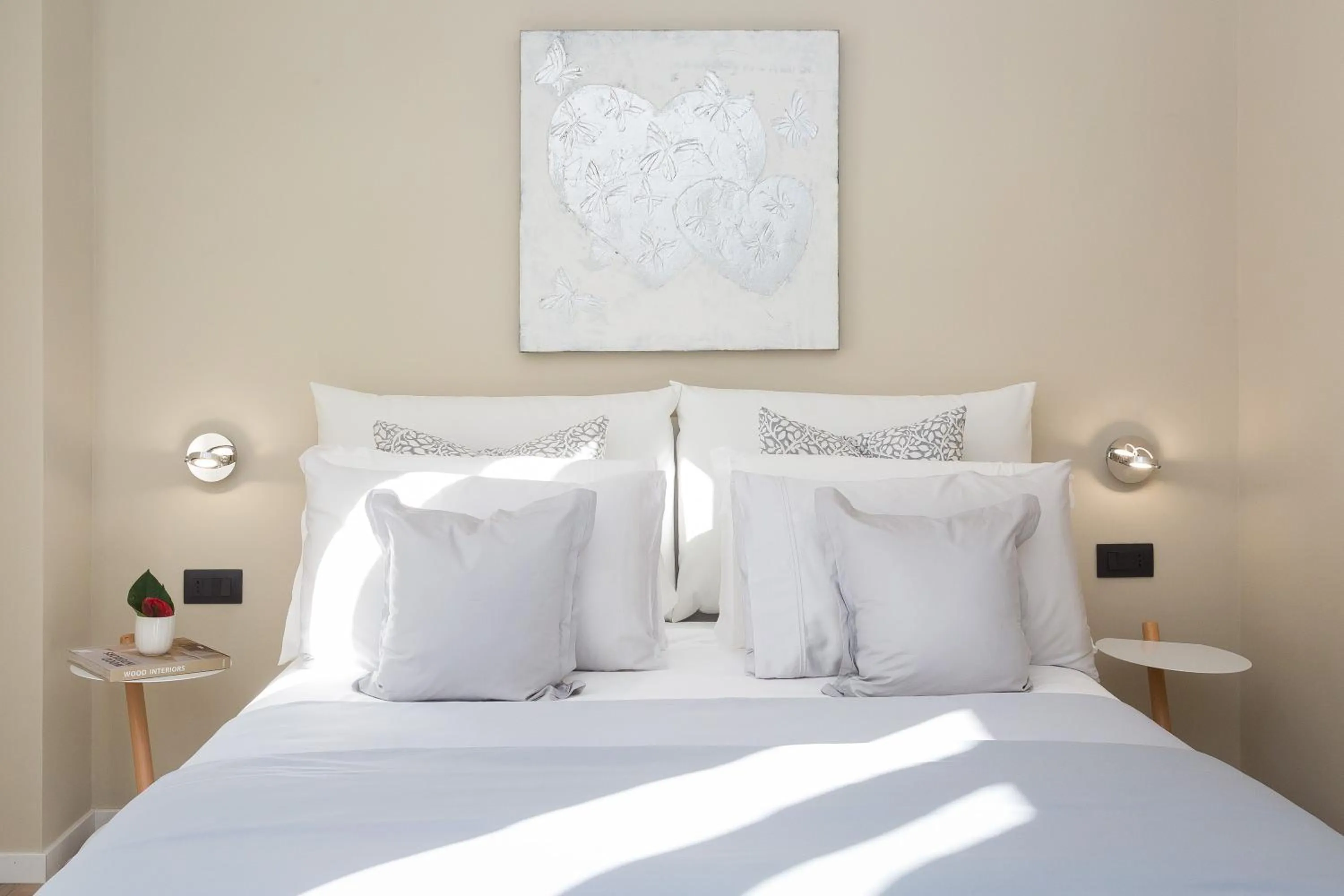 Bedroom, Bed in 126 Gracchi Suites