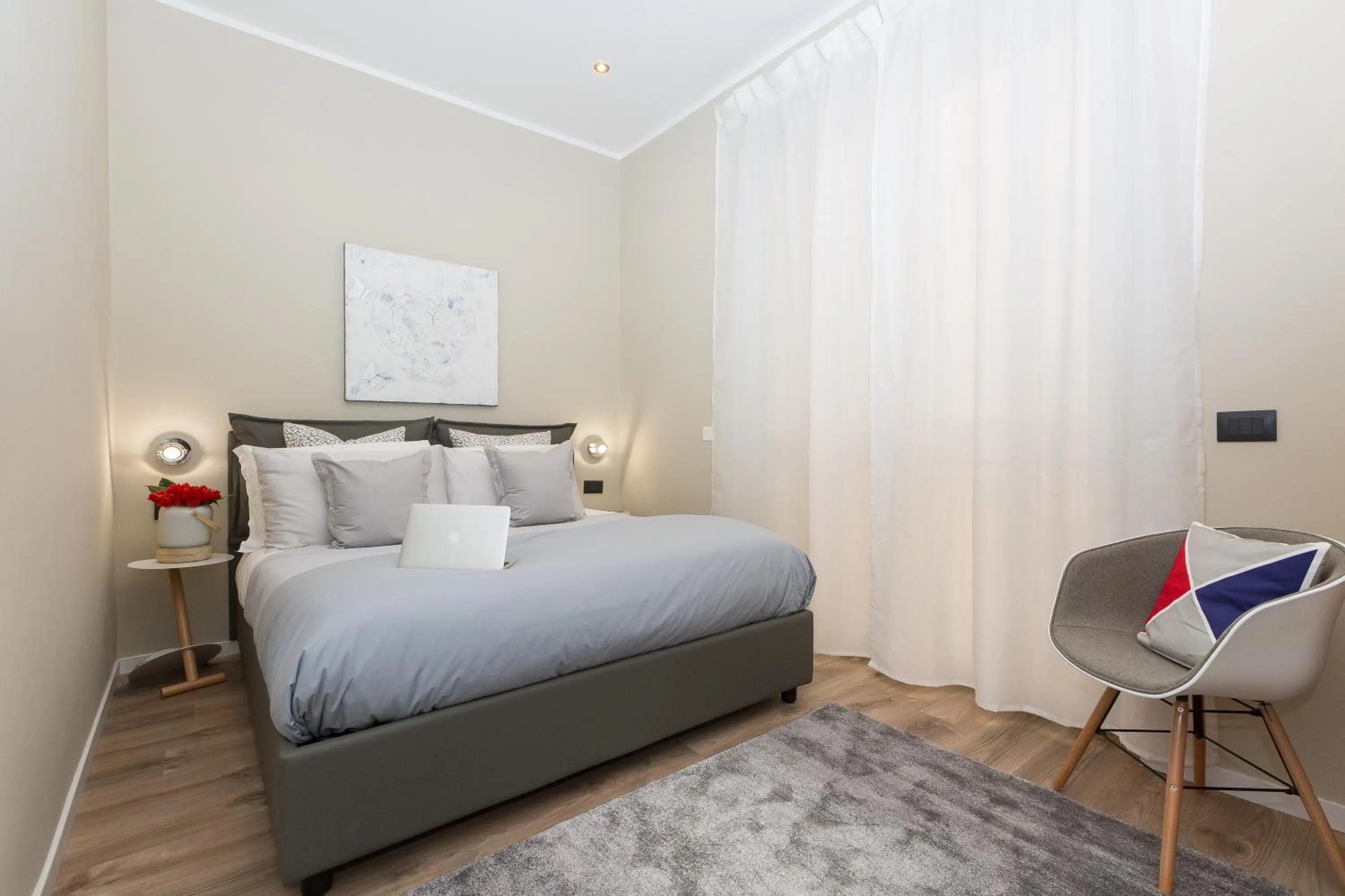 Bedroom, Bed in 126 Gracchi Suites