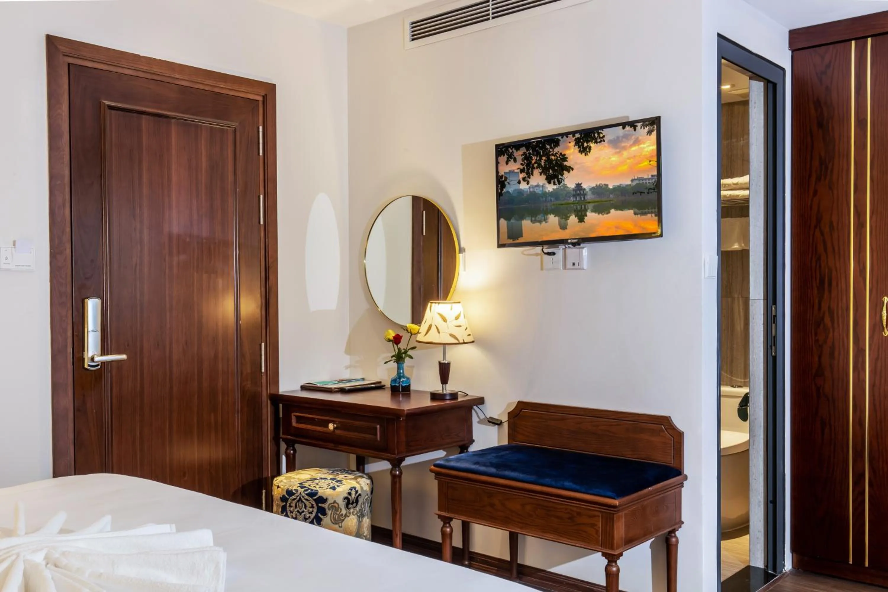 Bed in Hanoi Central Hotel & Residences