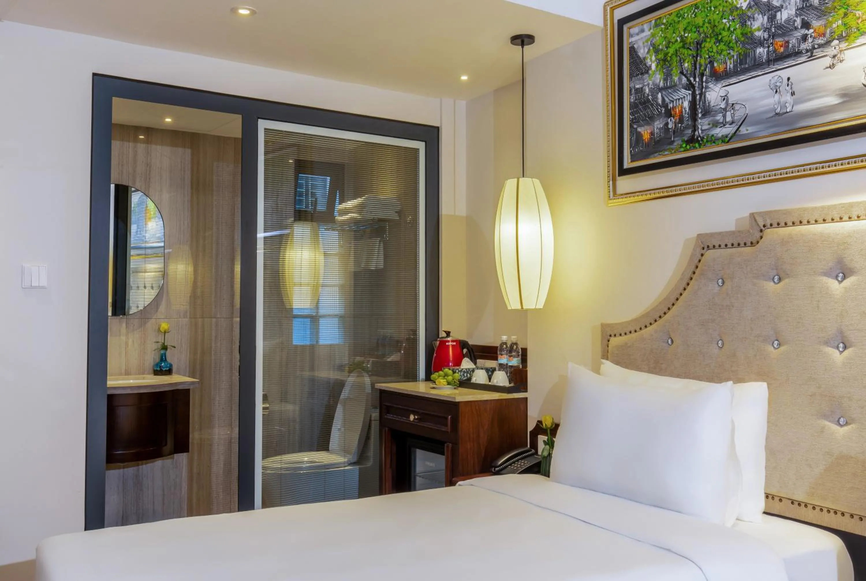 Bed in Hanoi Central Hotel & Residences