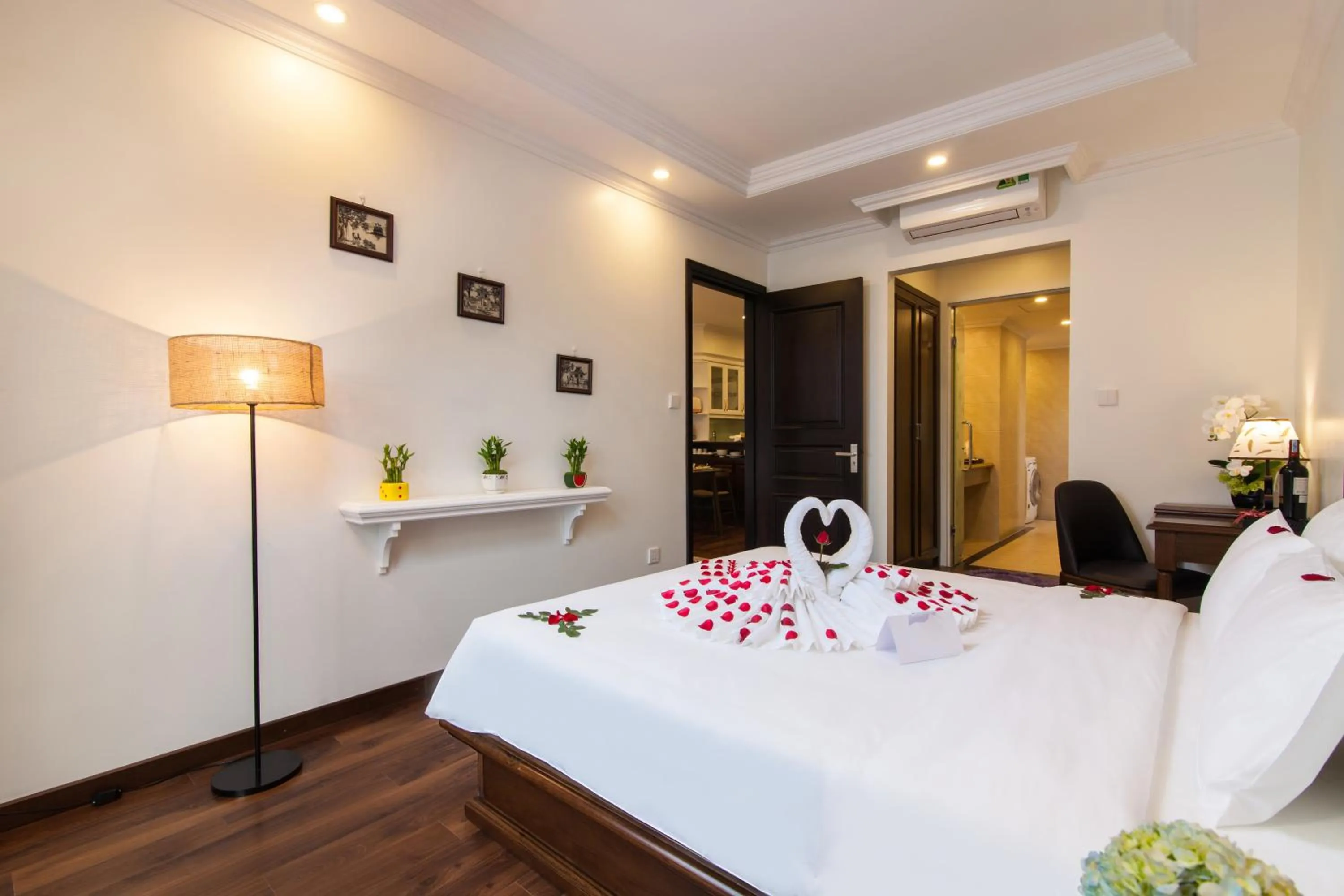 Bed in Hanoi Central Hotel & Residences