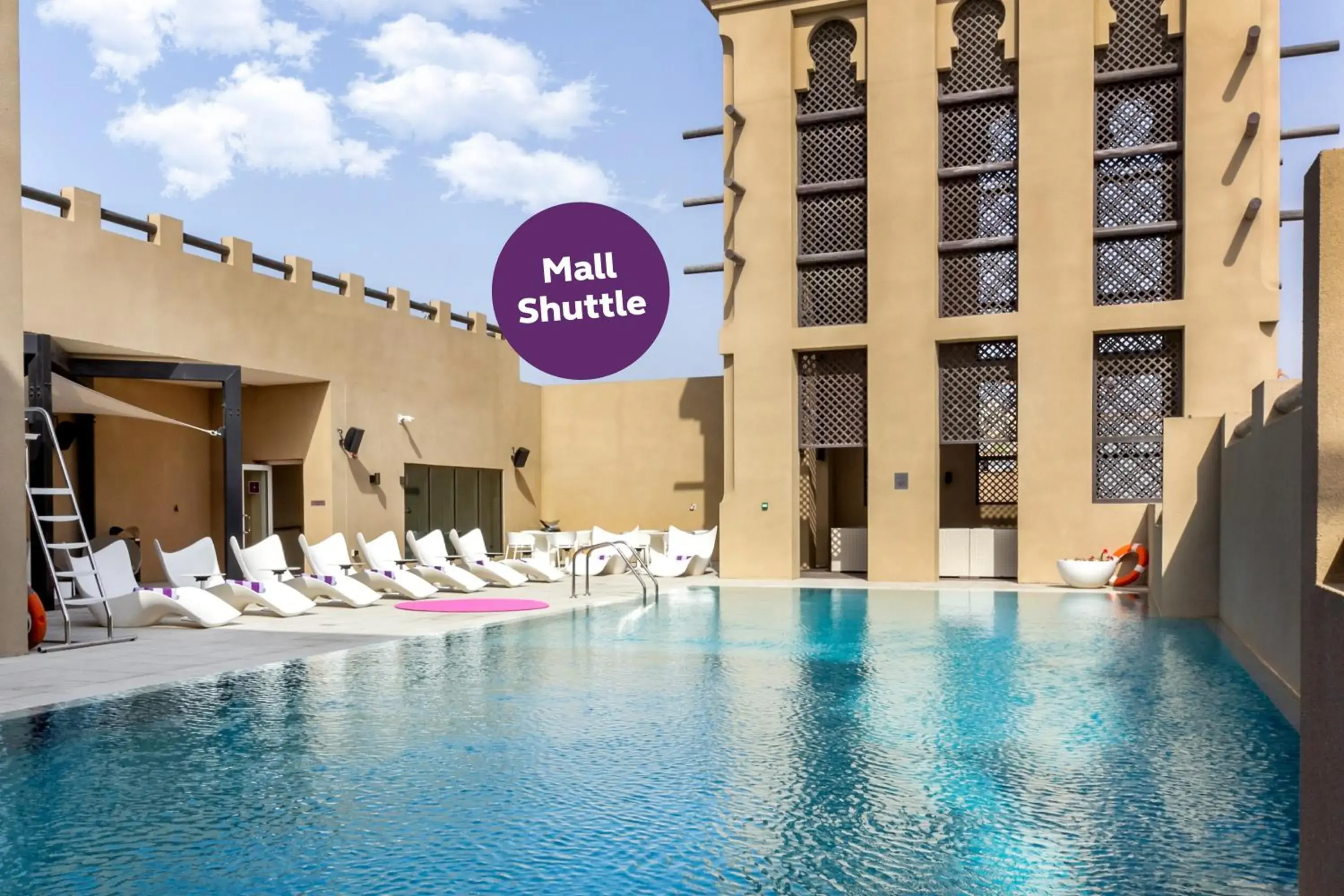 Swimming pool in Premier Inn Dubai Al Jaddaf Swimming pool in Premier Inn Dubai Al Jaddaf