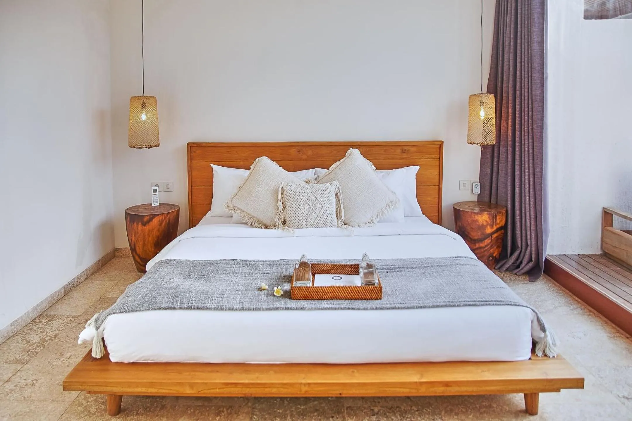 Bed in Kumbara Villas
